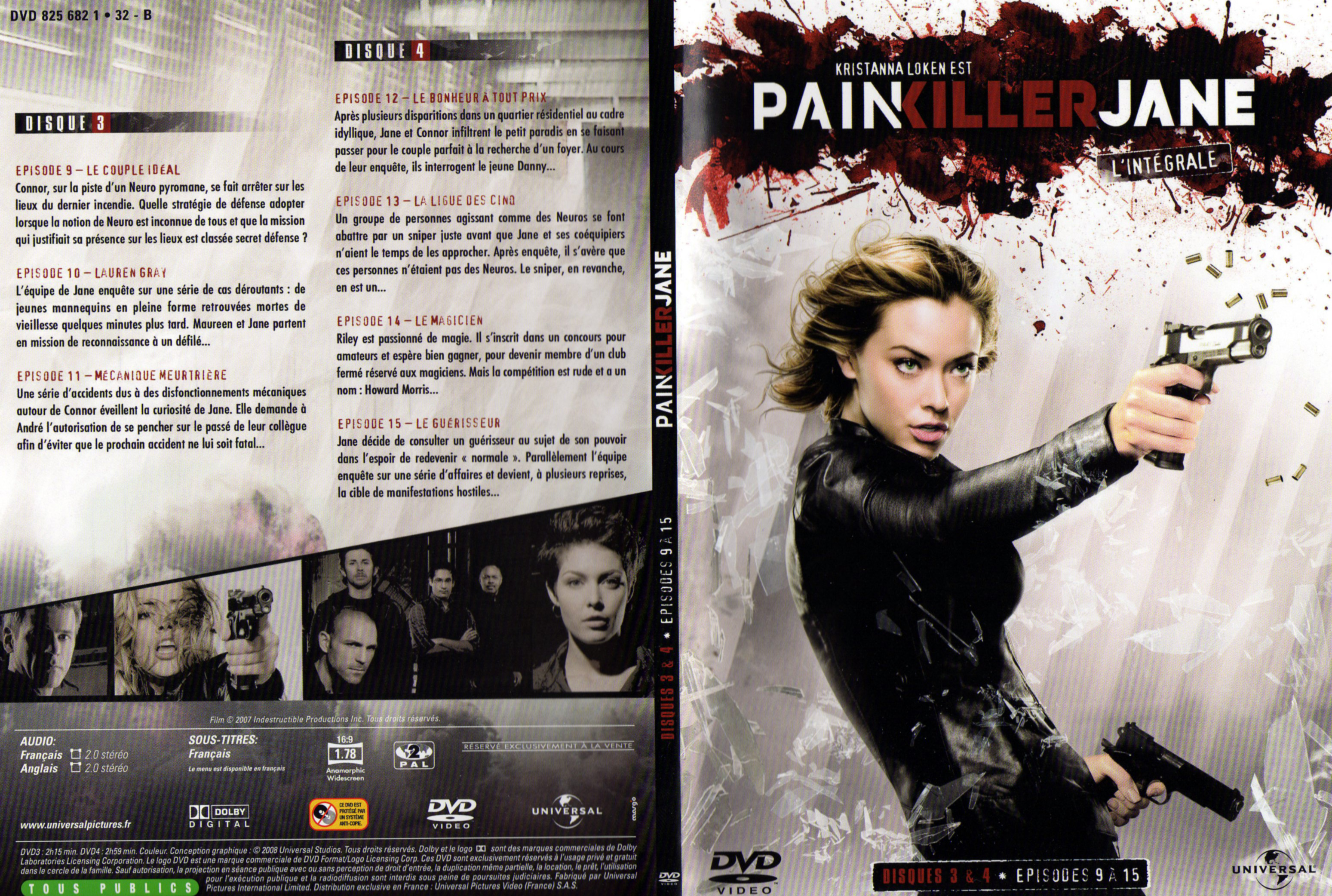 Jaquette DVD Painkiller Jane Saison 1 DVD 2