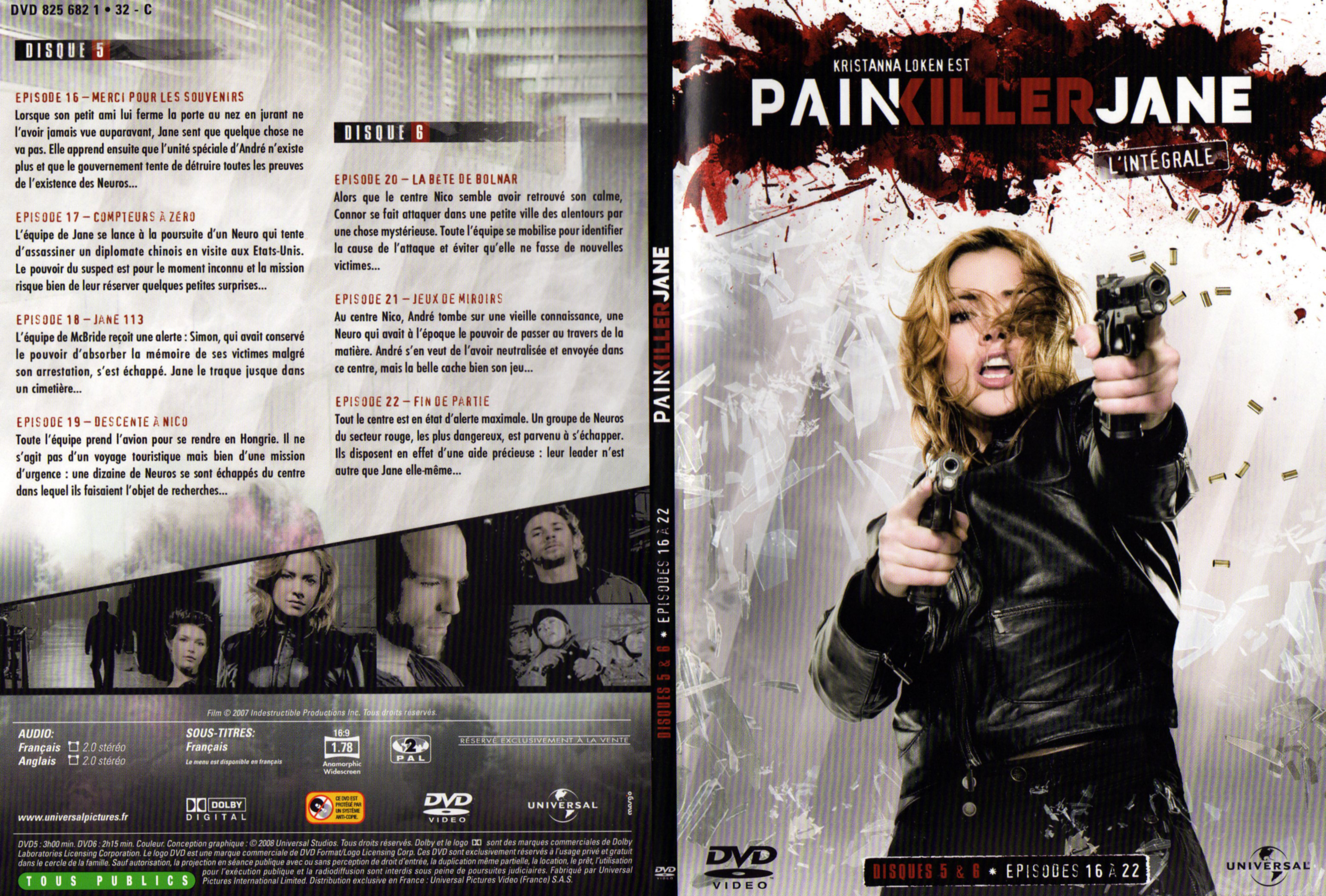 Jaquette DVD Painkiller Jane Saison 1 DVD 3
