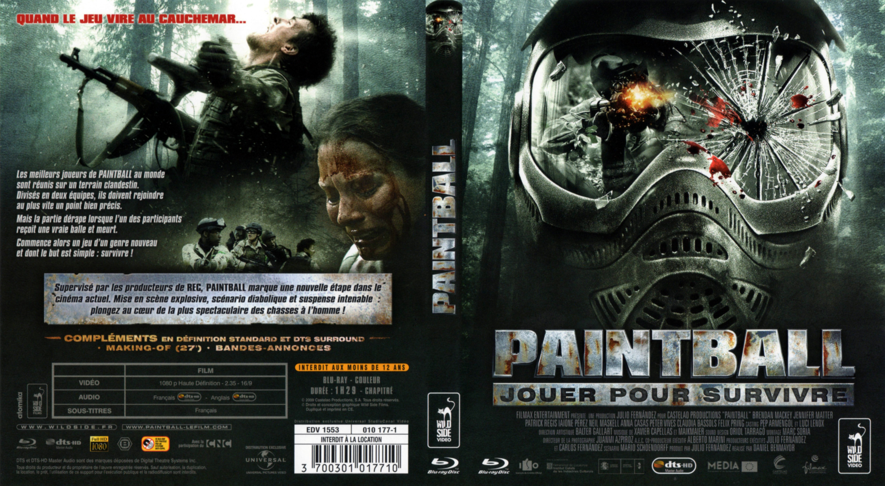 Jaquette DVD Paintball (BLU-RAY)