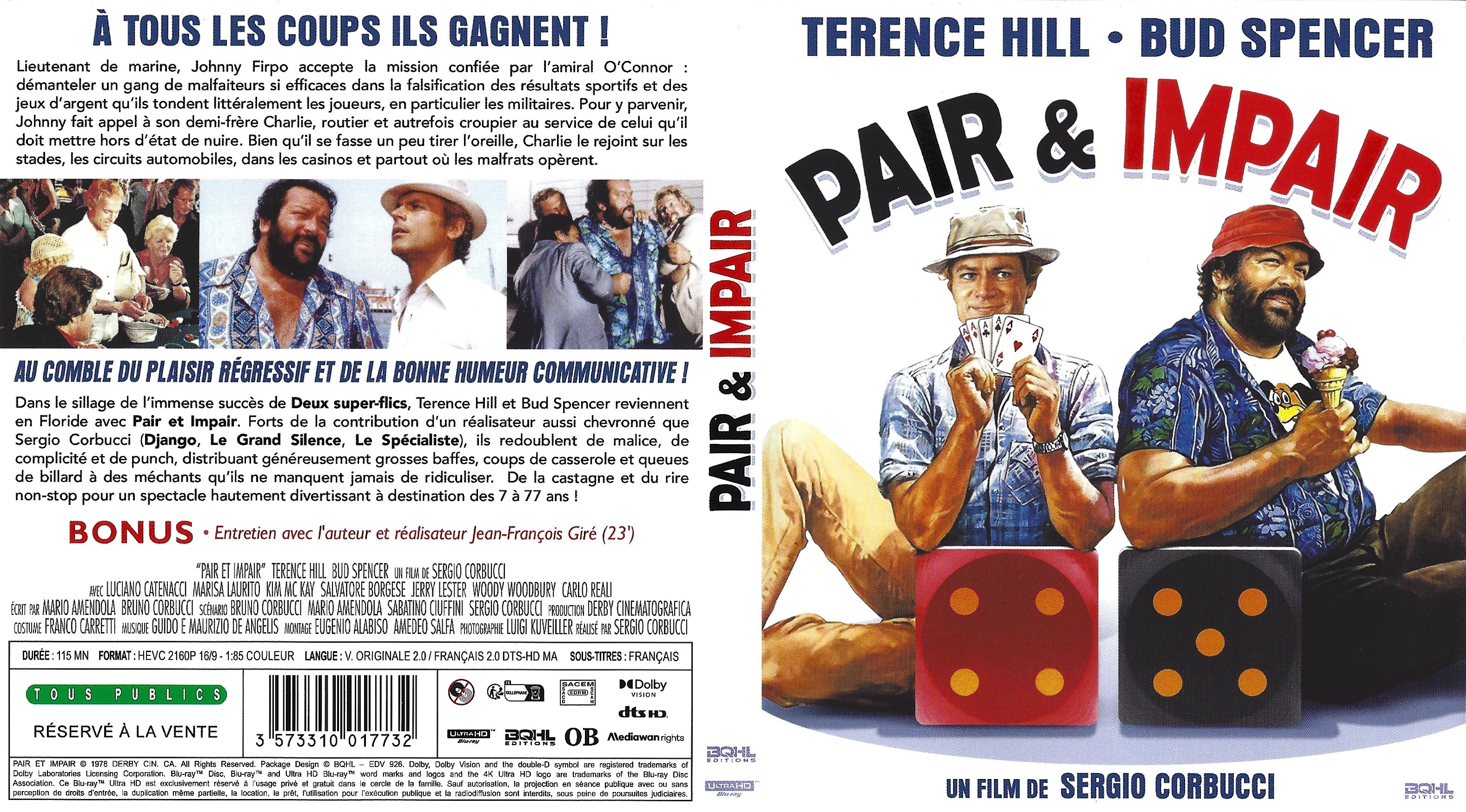 Jaquette DVD Pair et Impair 4K (BLU-RAY)
