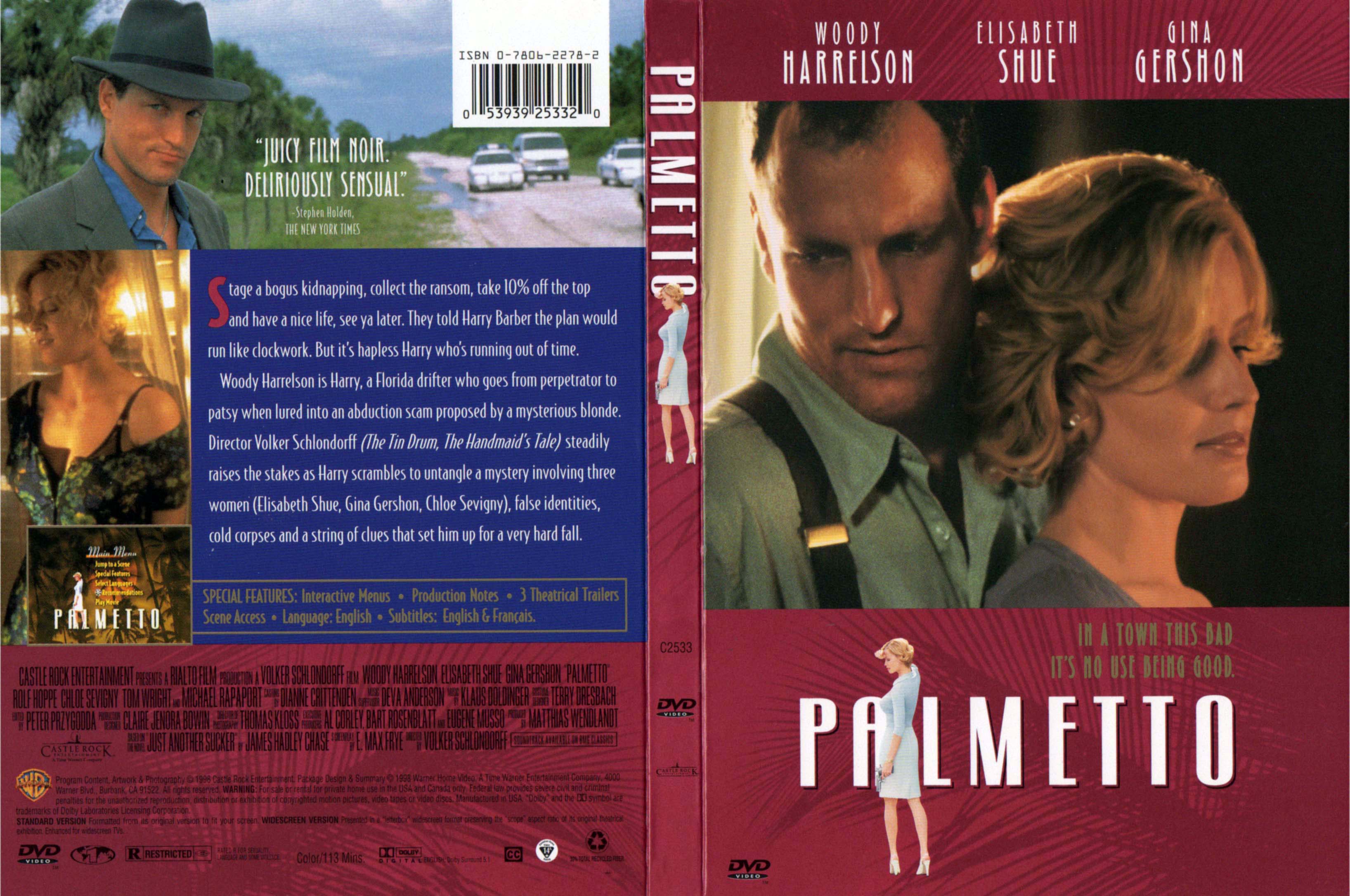 Jaquette DVD Palmetto Zone 1