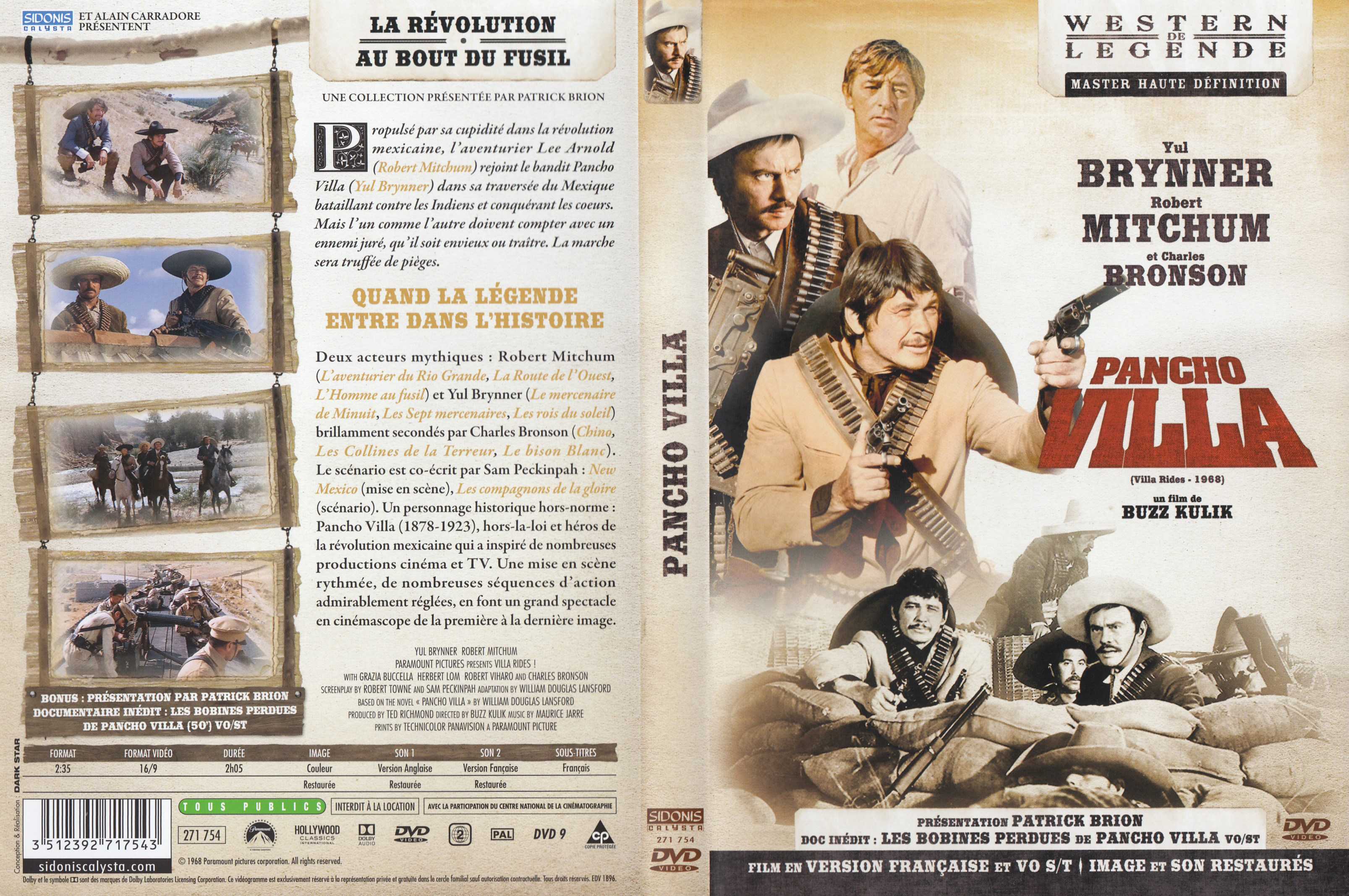 Jaquette DVD Pancho Villa (1968)