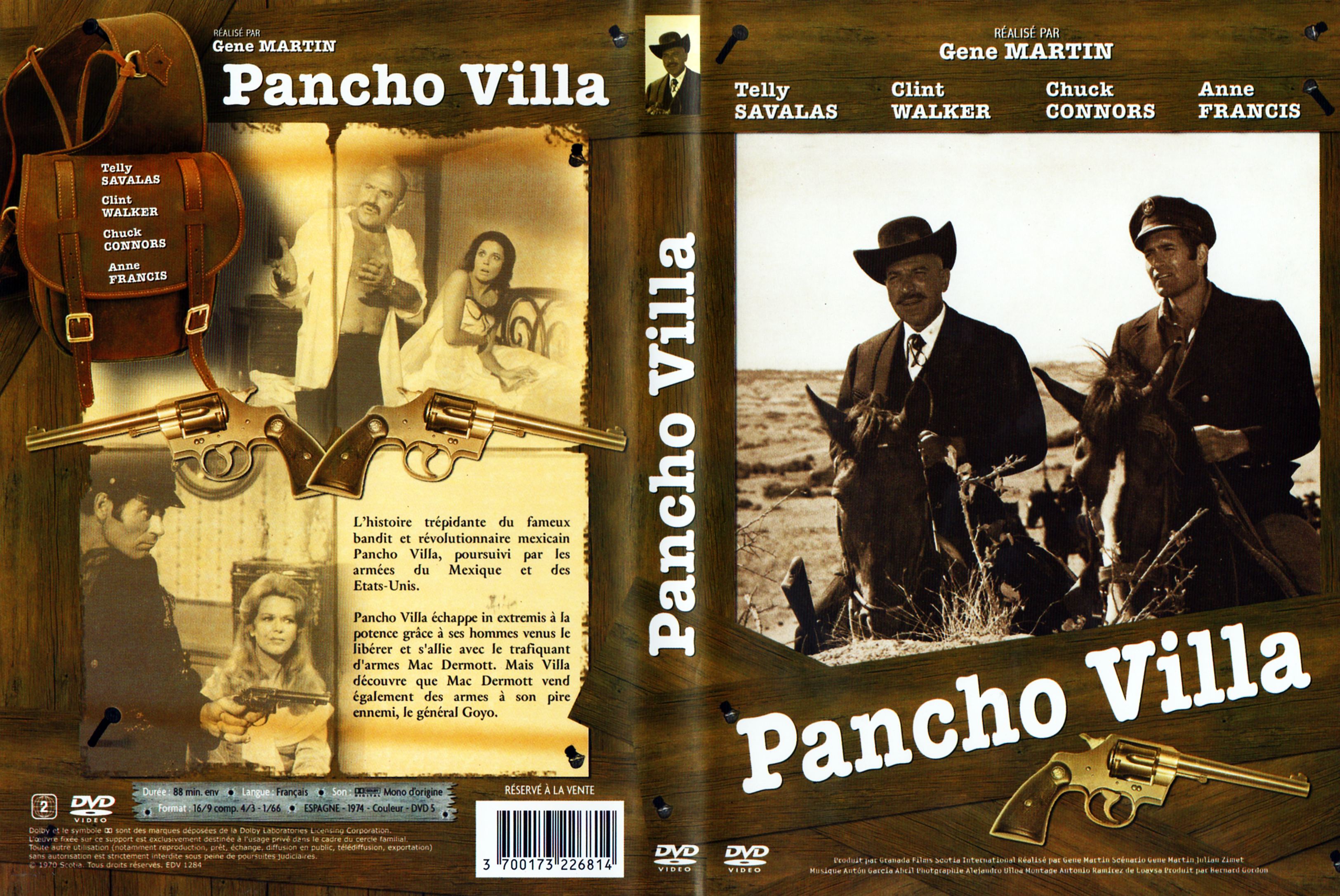 Jaquette DVD Pancho Villa (1974)