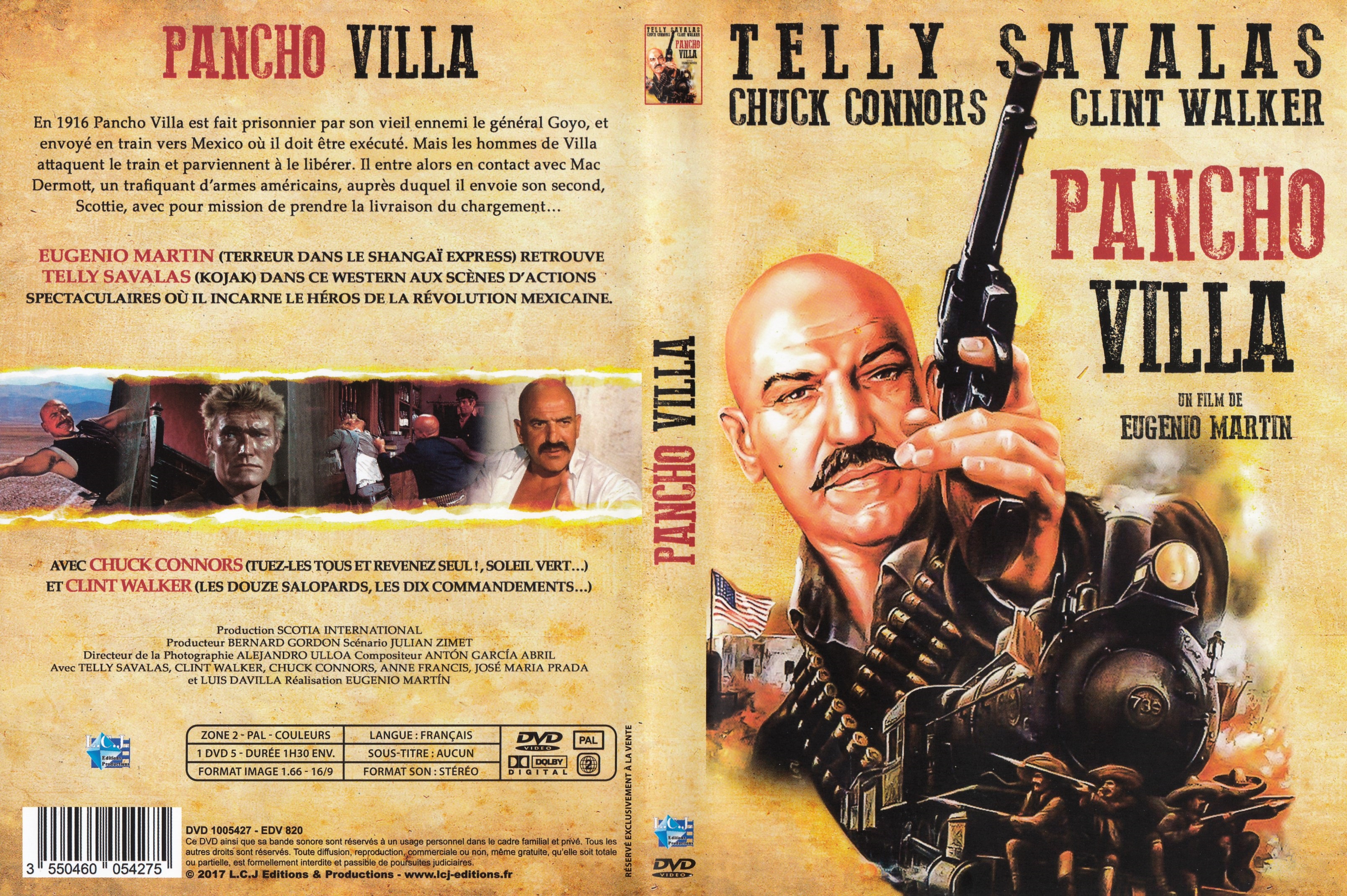 Jaquette DVD Pancho Villa (1974) v2
