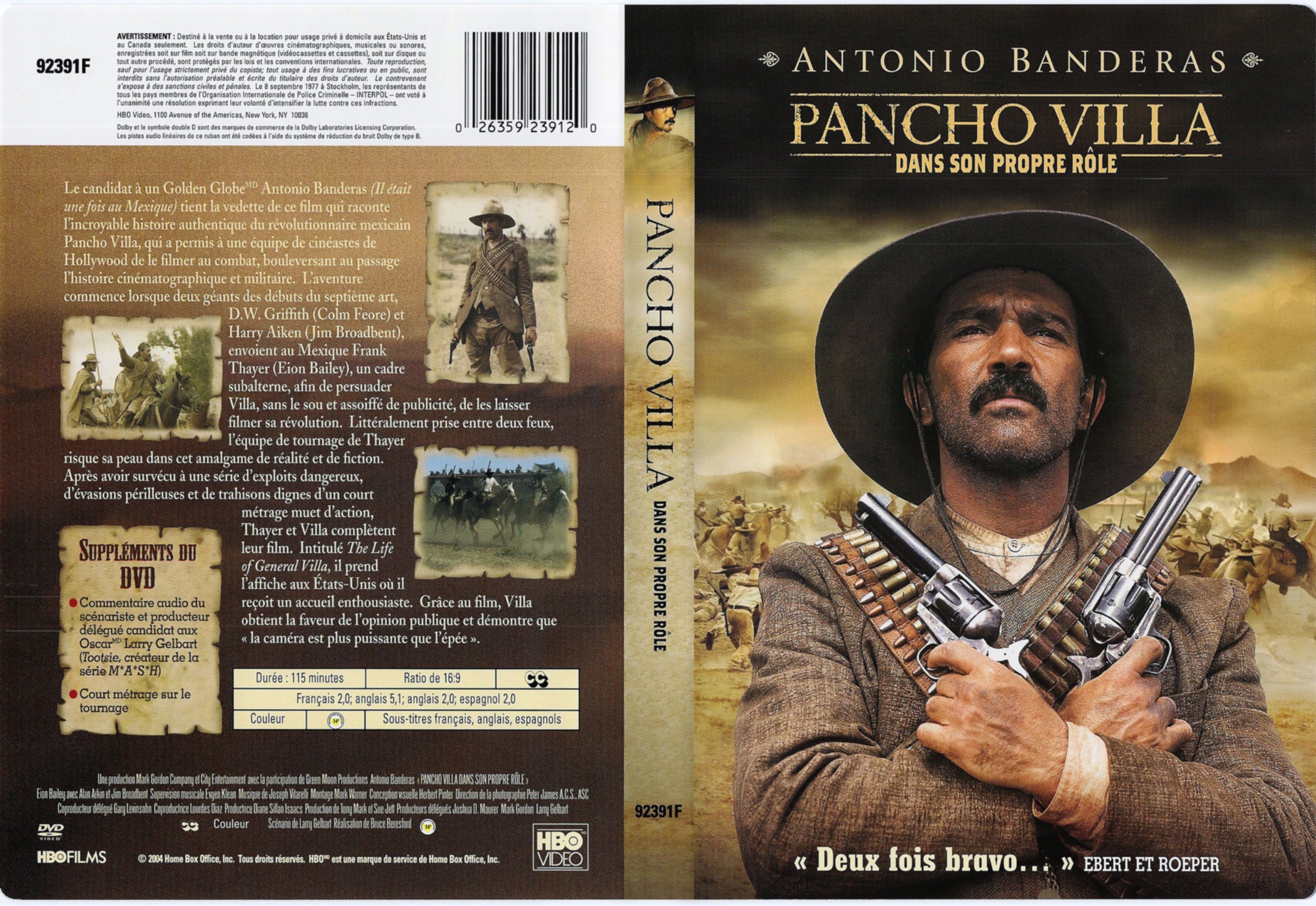 Jaquette DVD Pancho villa