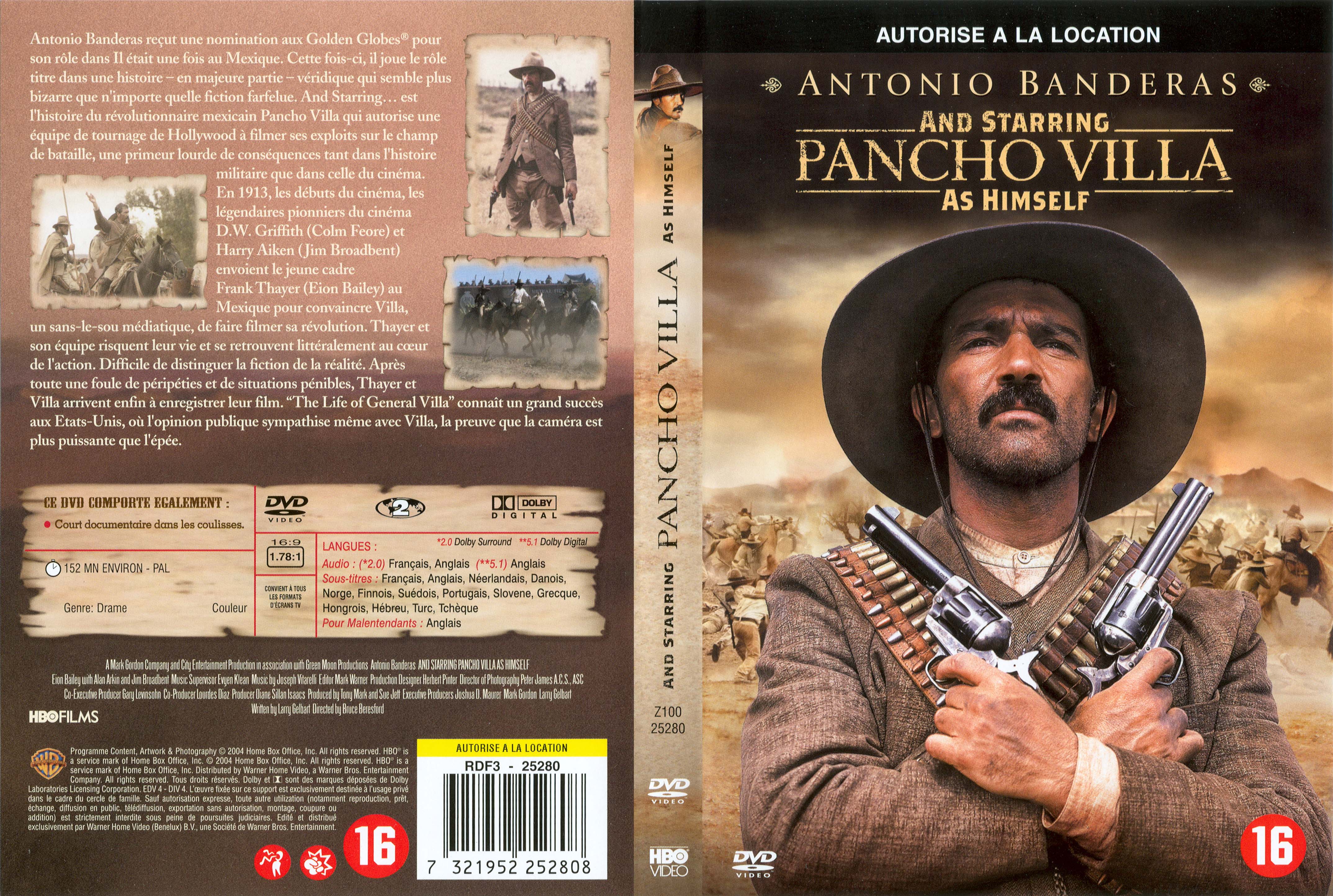 Jaquette DVD Pancho villa v2