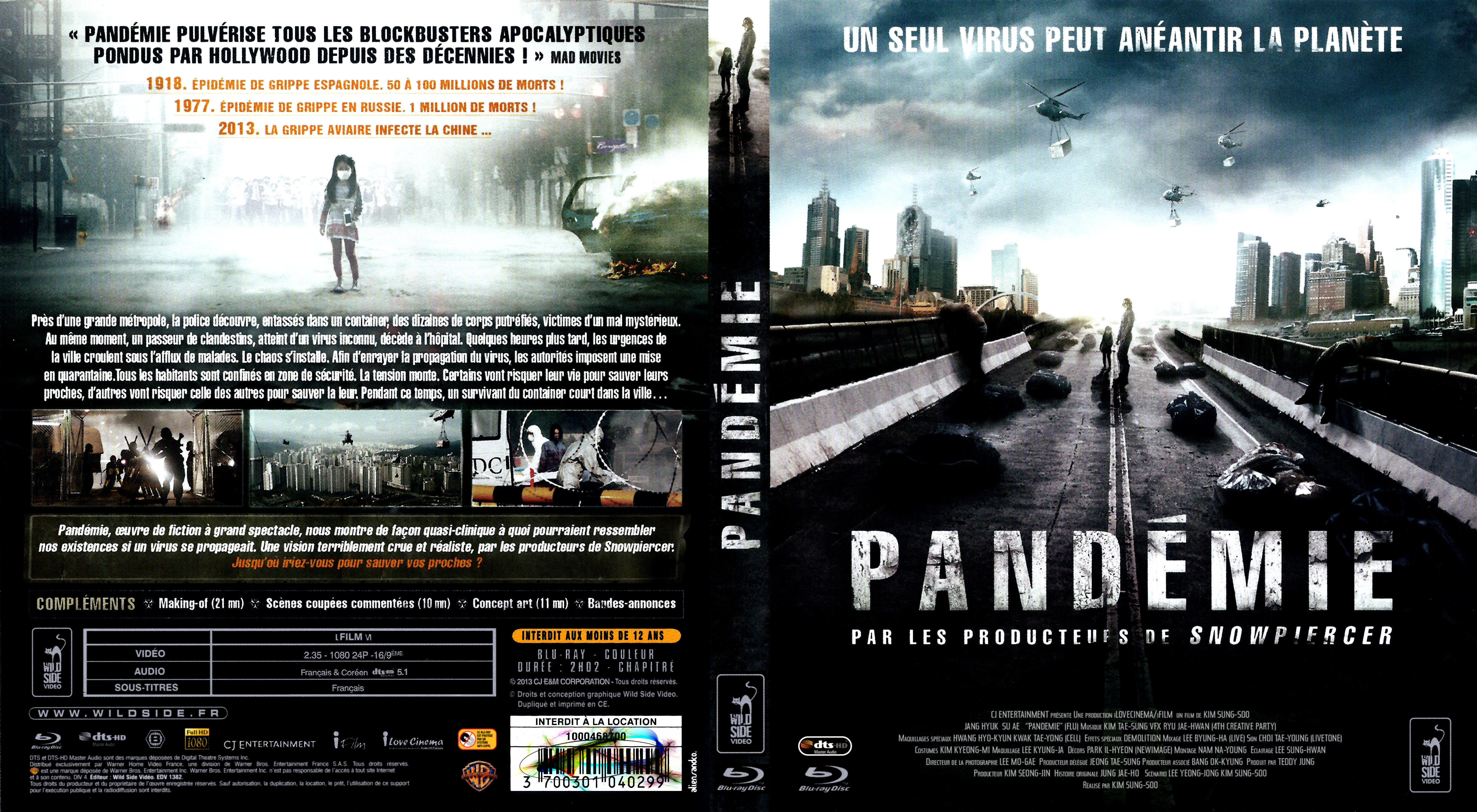 Jaquette DVD Pandmie (BLU-RAY)