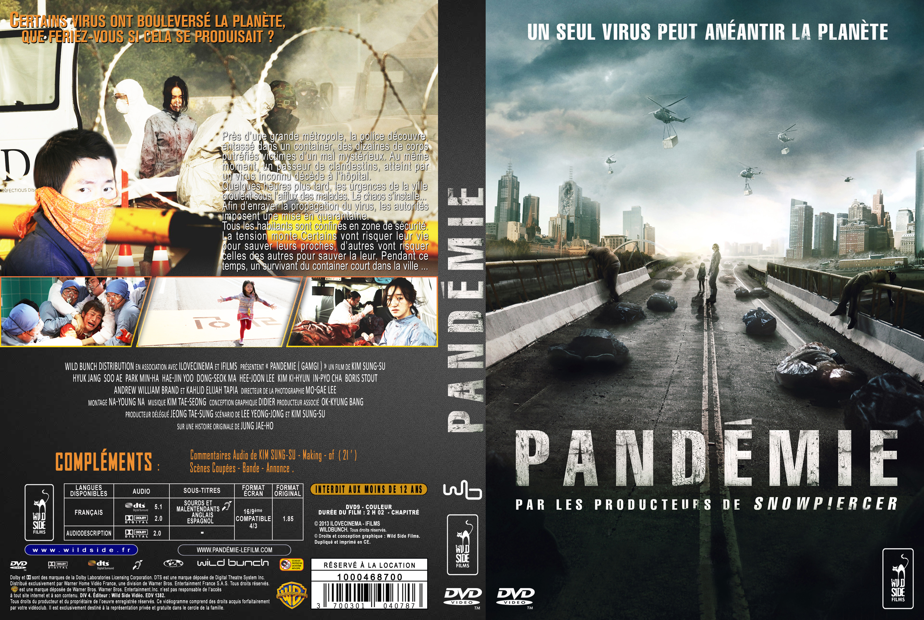 Jaquette DVD Pandmie custom