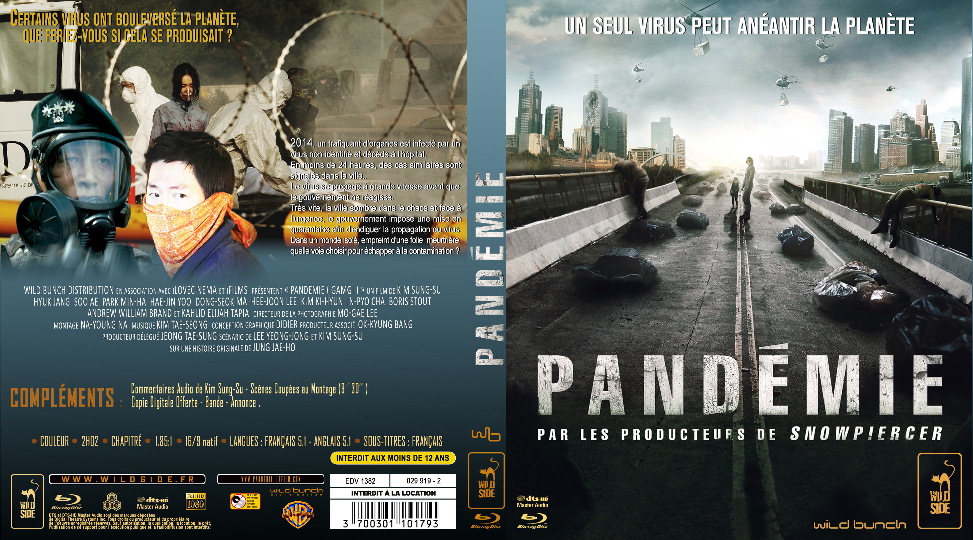 Jaquette DVD Pandmie custom (BLU-RAY)