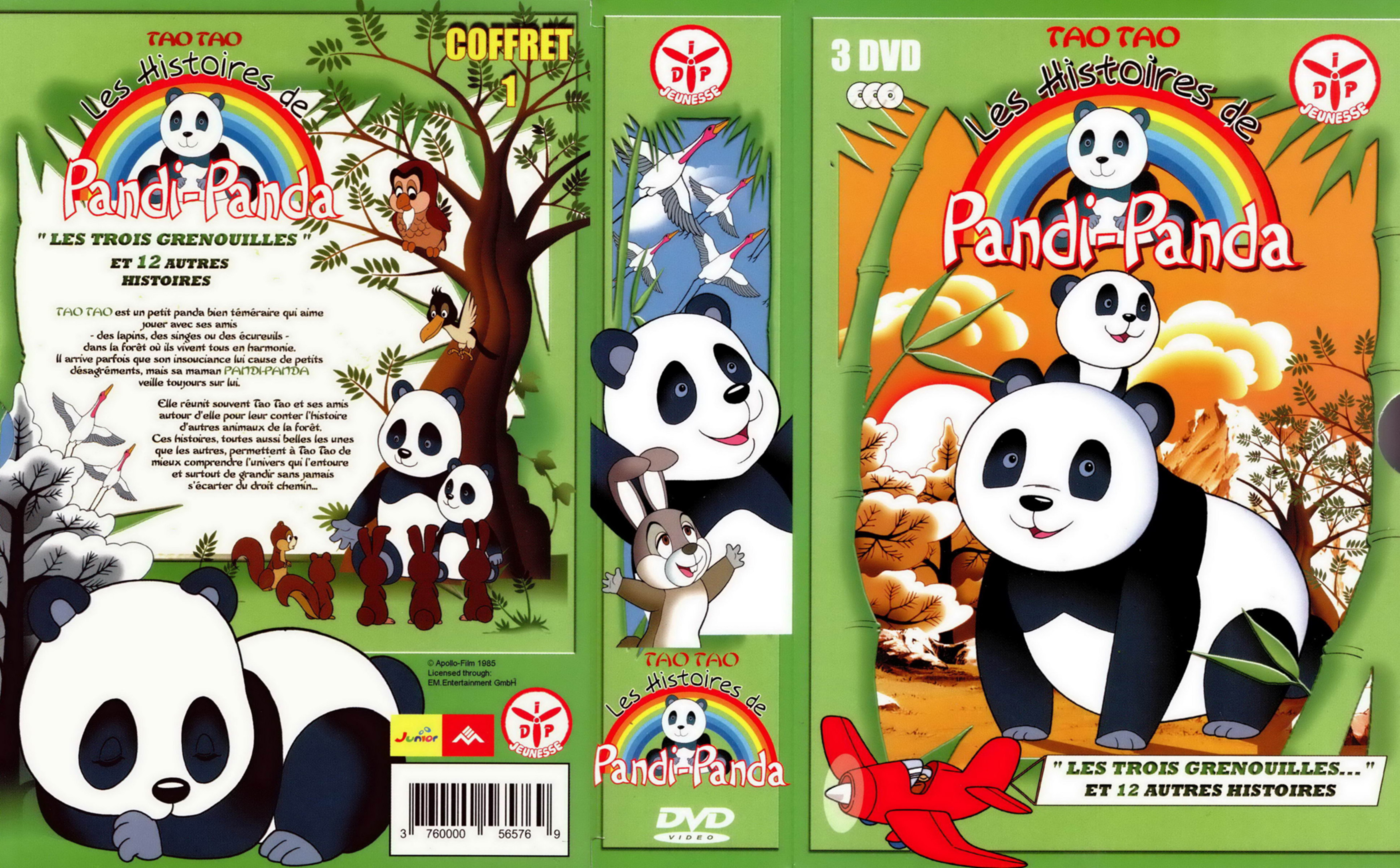 Jaquette DVD Pandi panda COFFRET 1