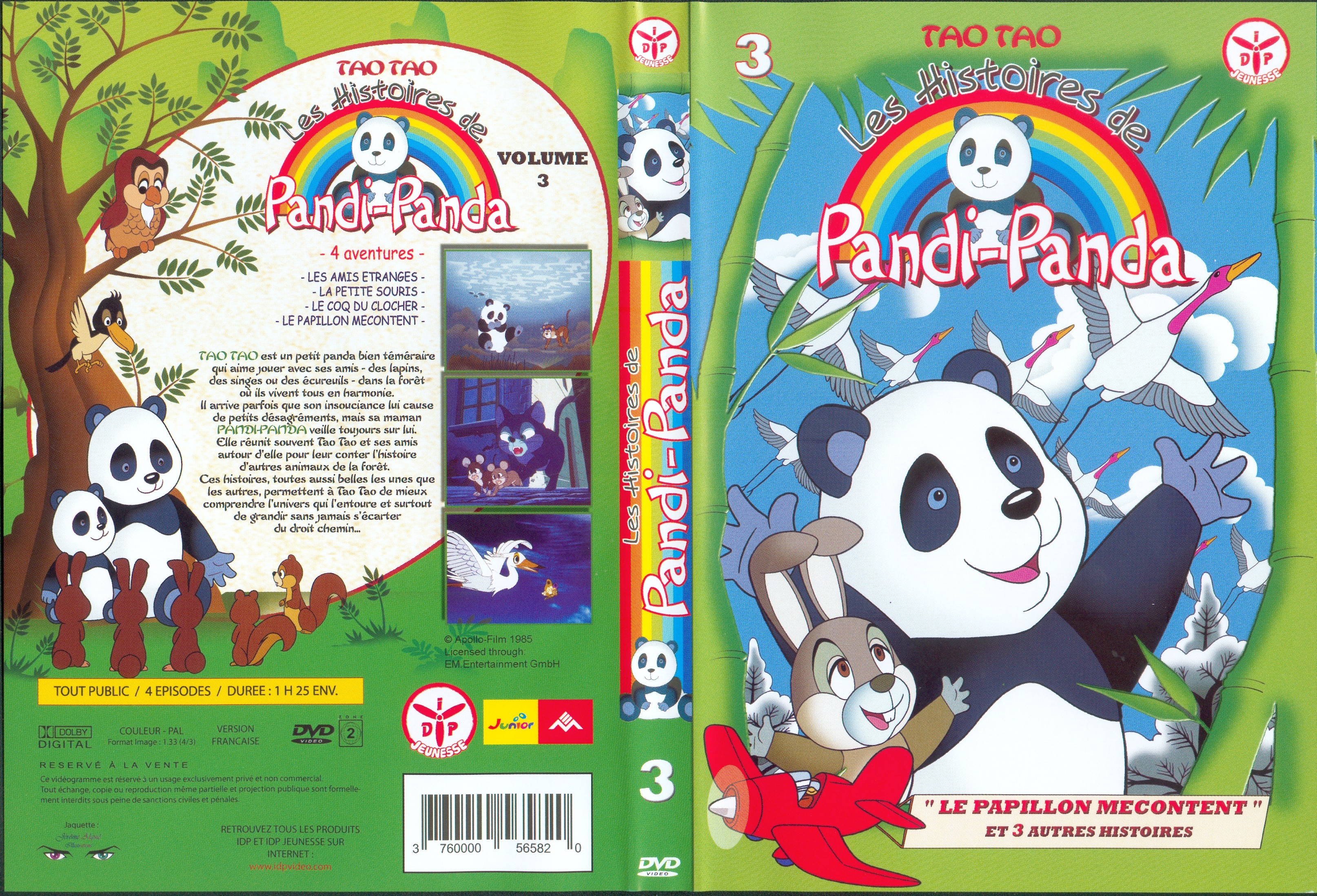 Jaquette DVD Pandi panda vol 3