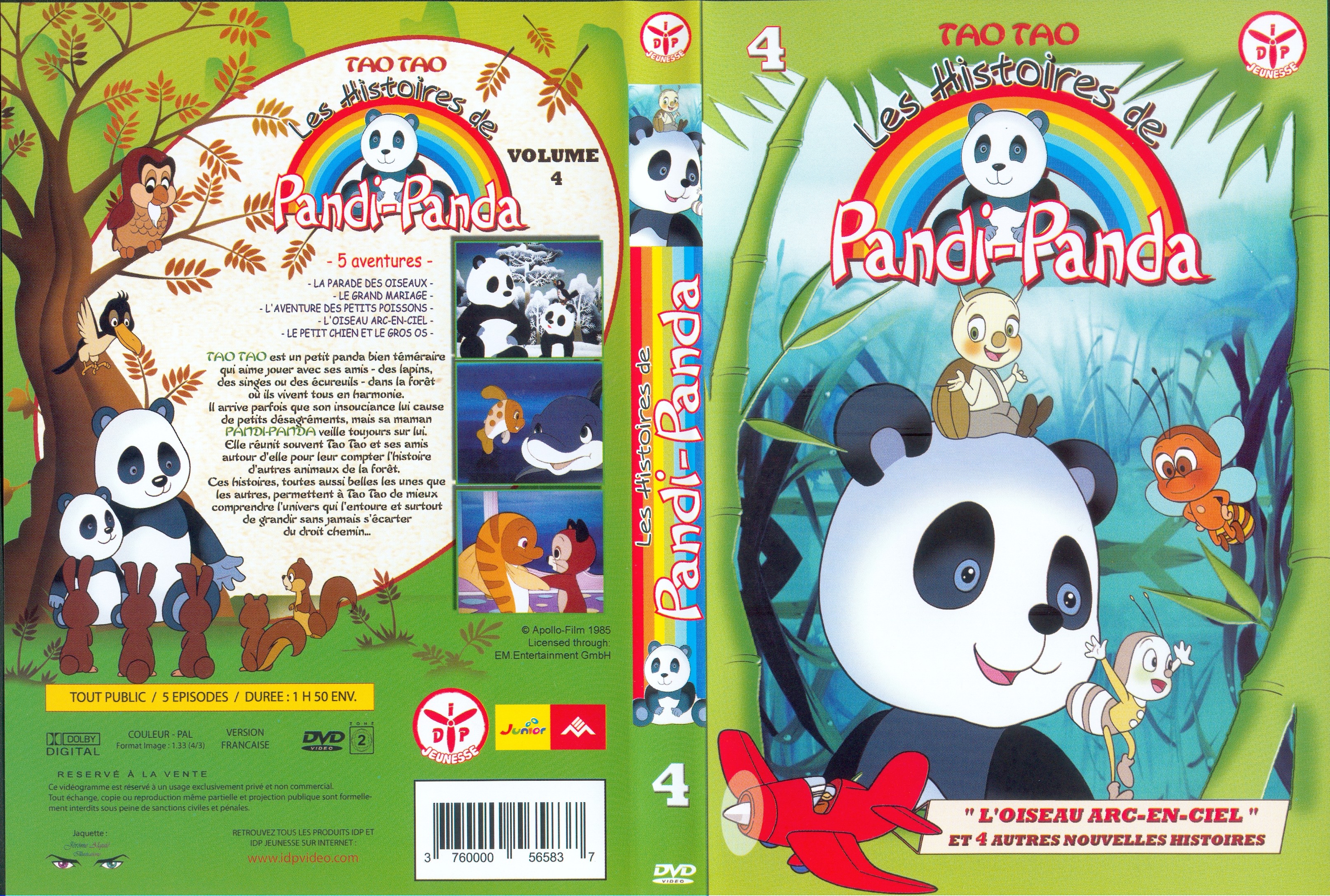 Jaquette DVD Pandi panda vol 4