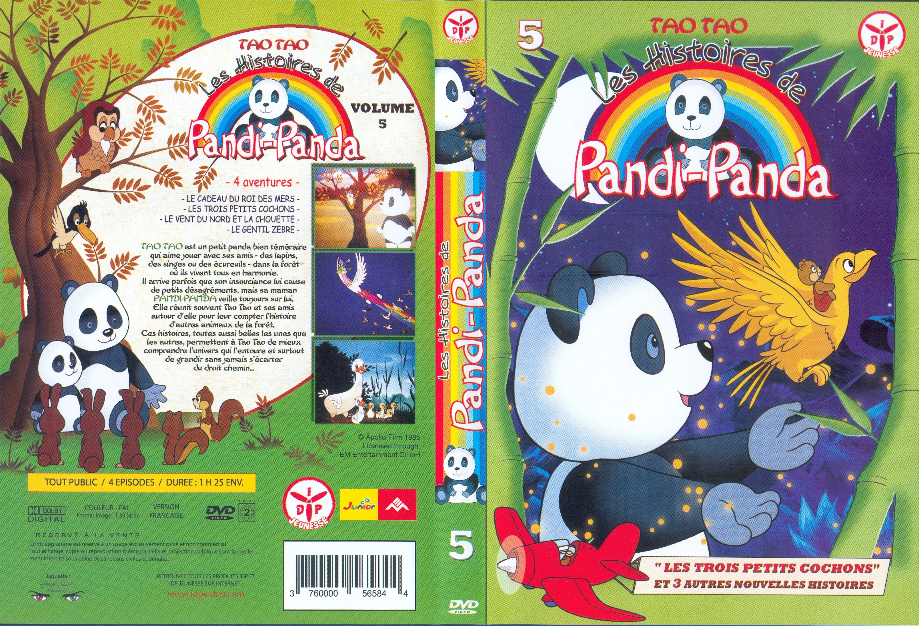 Jaquette DVD Pandi panda vol 5