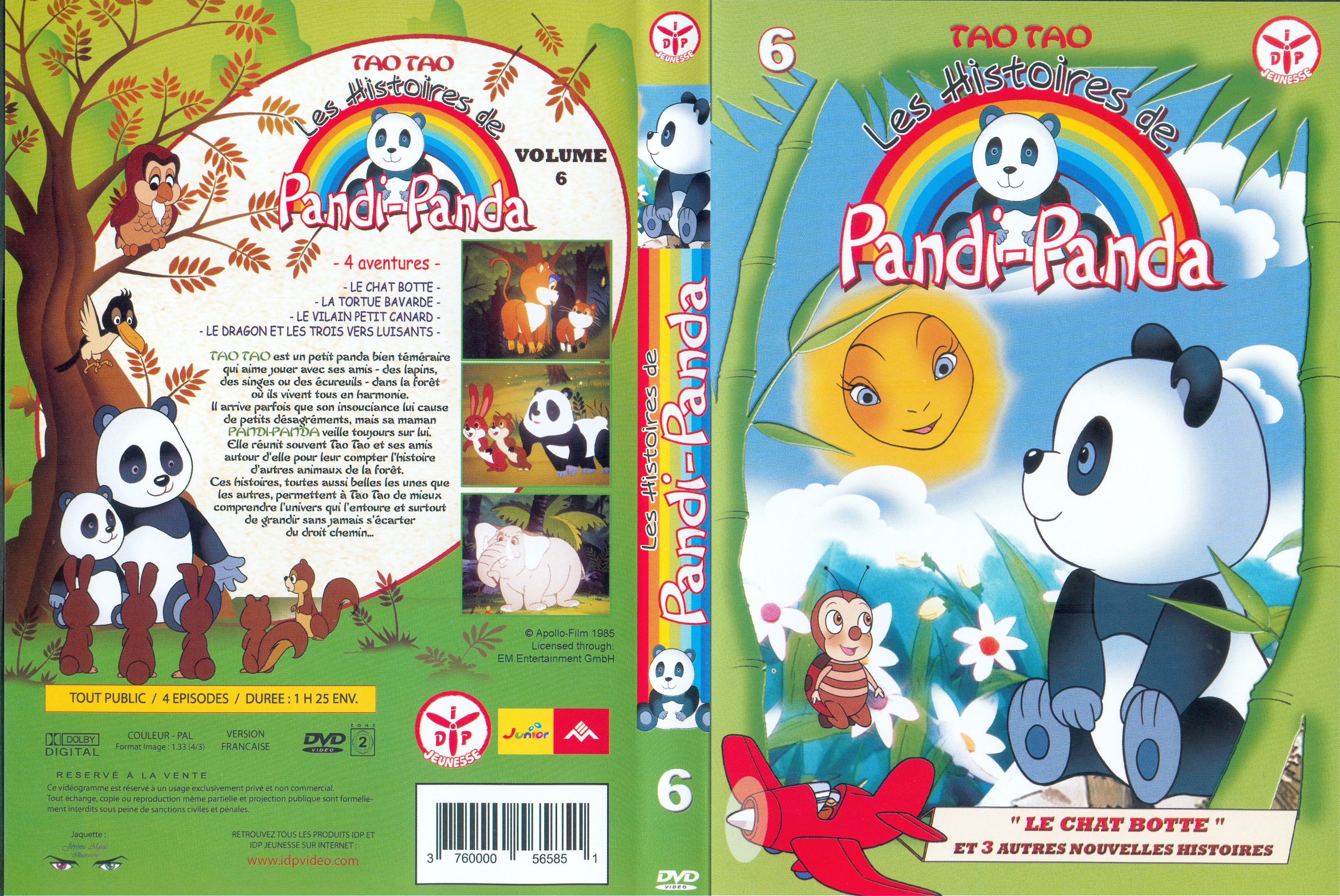 Jaquette DVD Pandi panda vol 6