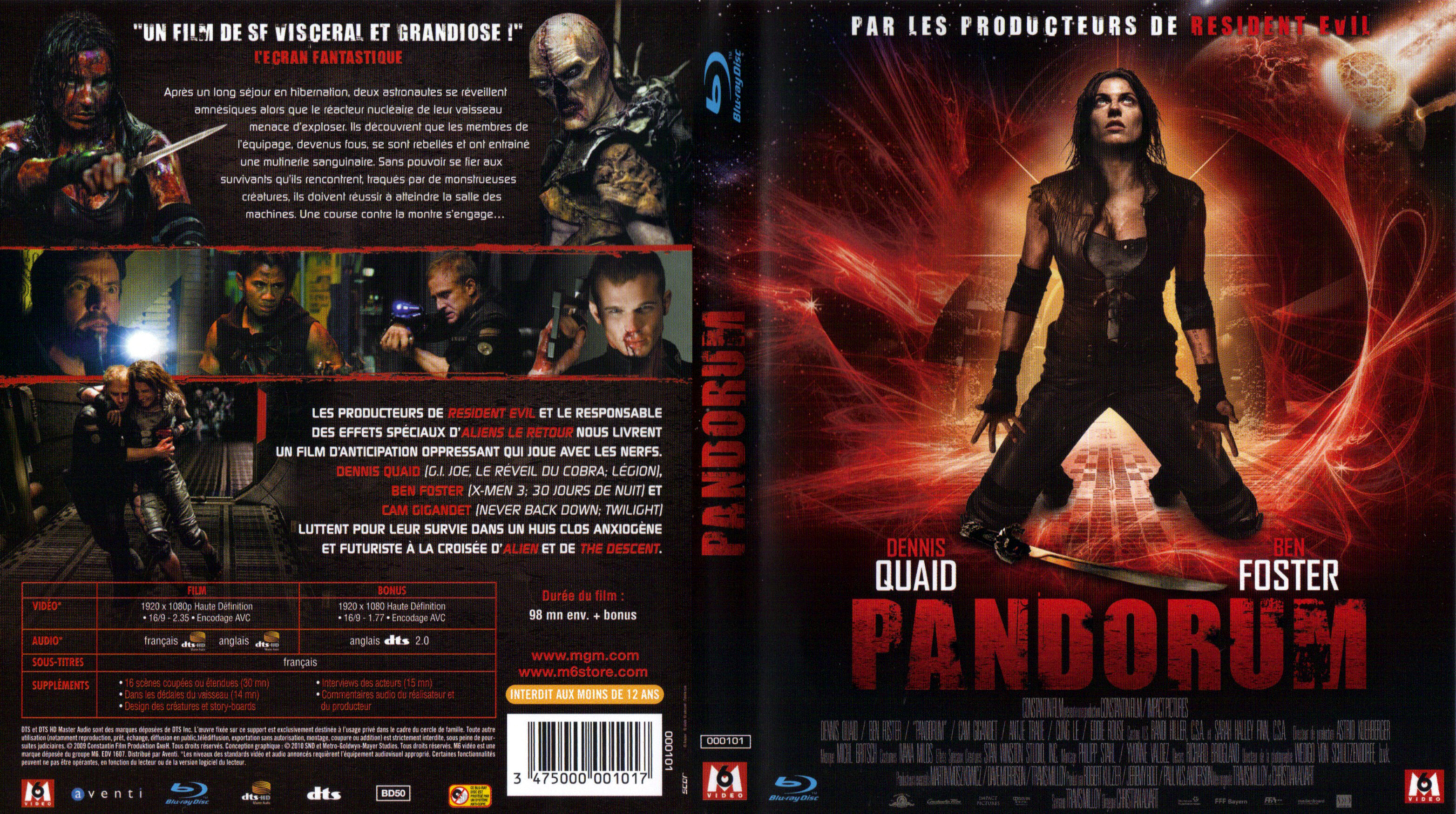 Jaquette DVD Pandorum (BLU-RAY)