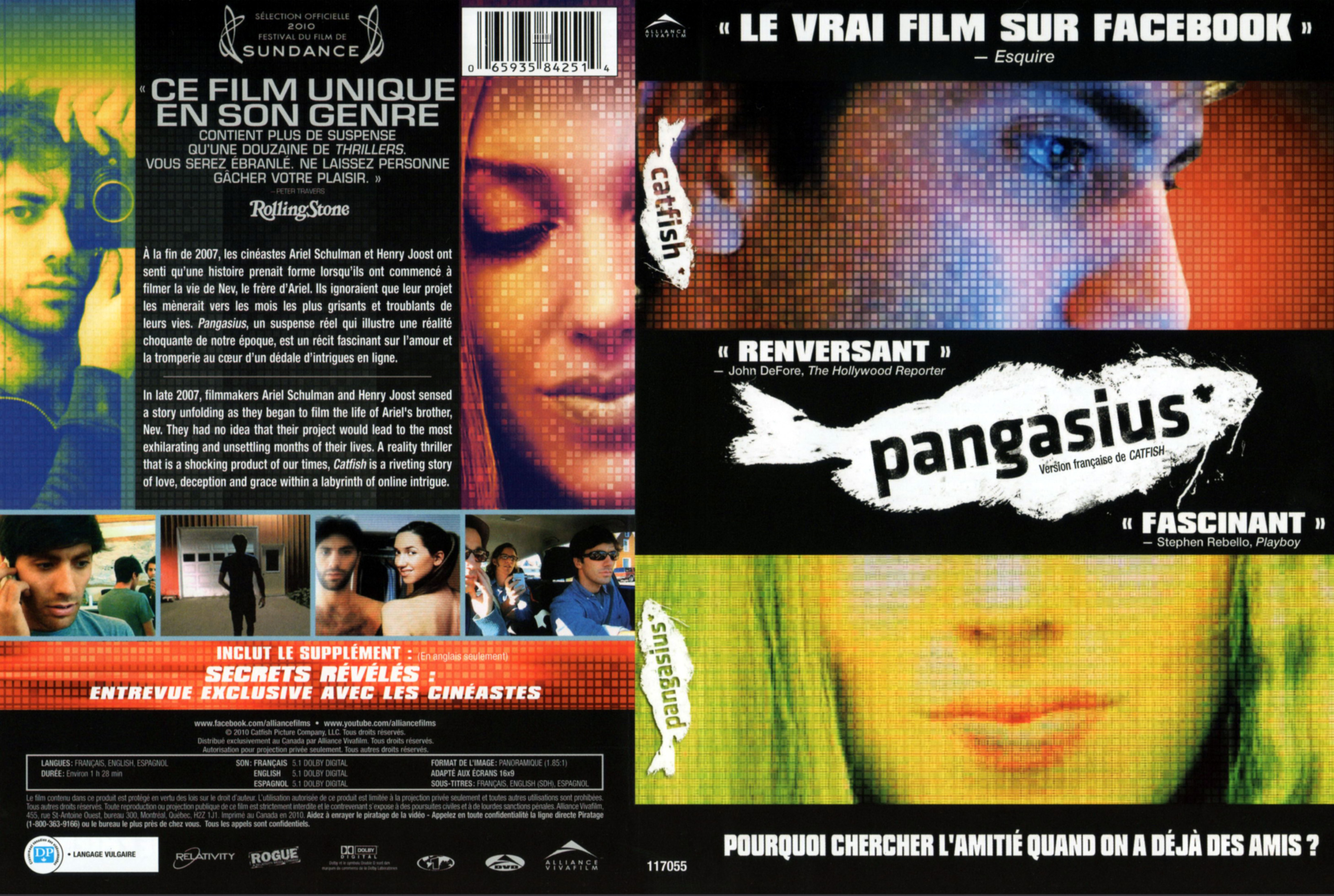 Jaquette DVD Pangasius (Canadienne)