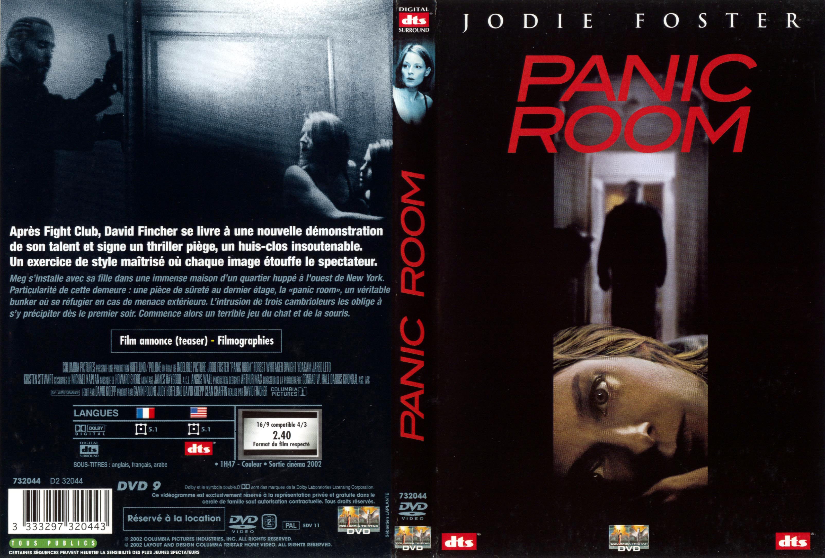 Jaquette DVD Panic room