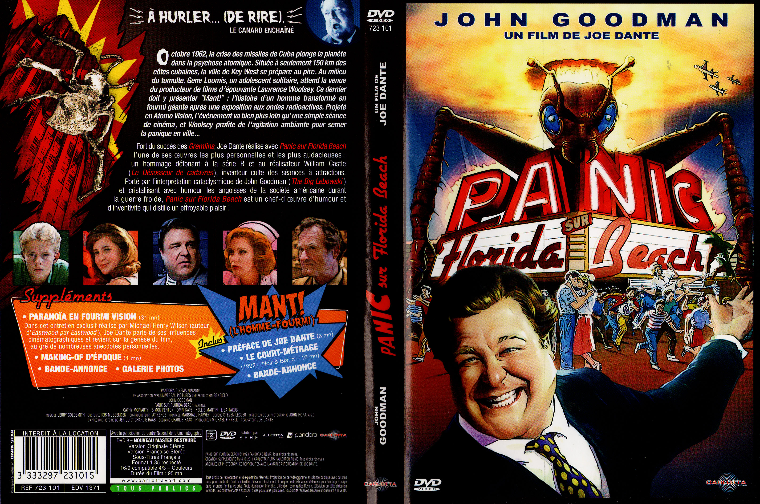 Jaquette DVD Panic sur Florida Beach