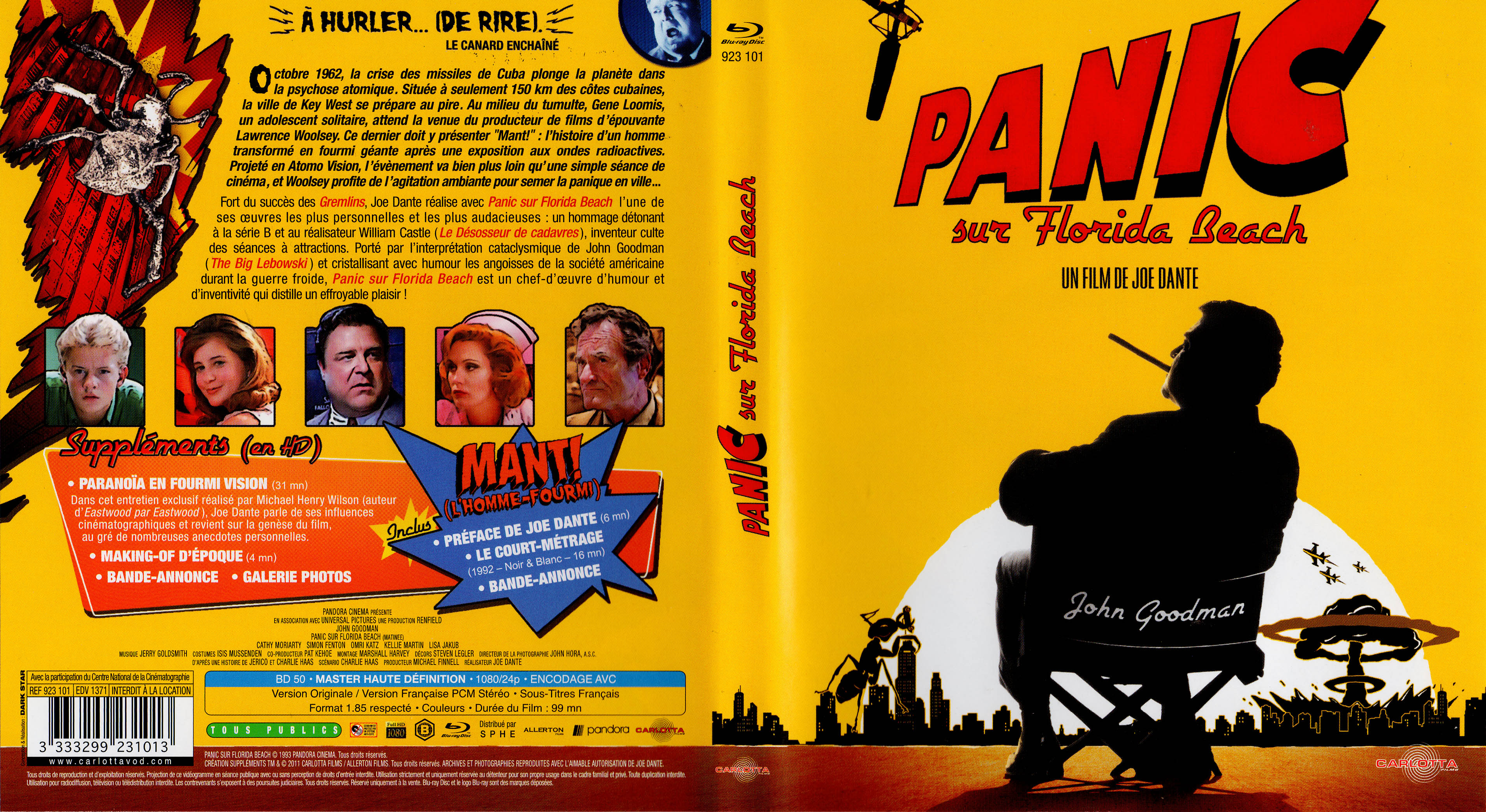 Jaquette DVD Panic sur Florida Beach (BLU-RAY)