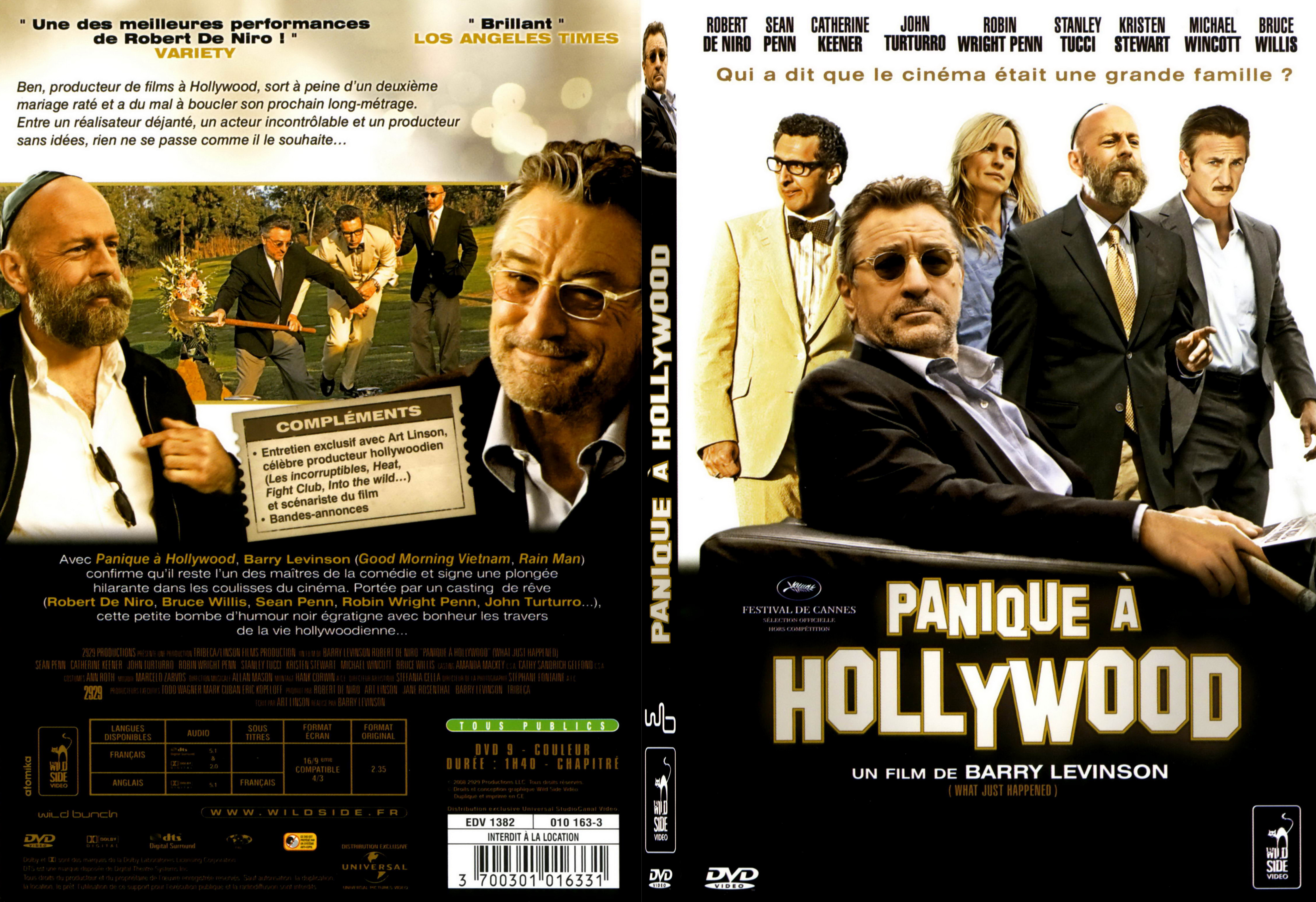 Jaquette DVD Panique a Hollywood - SLIM