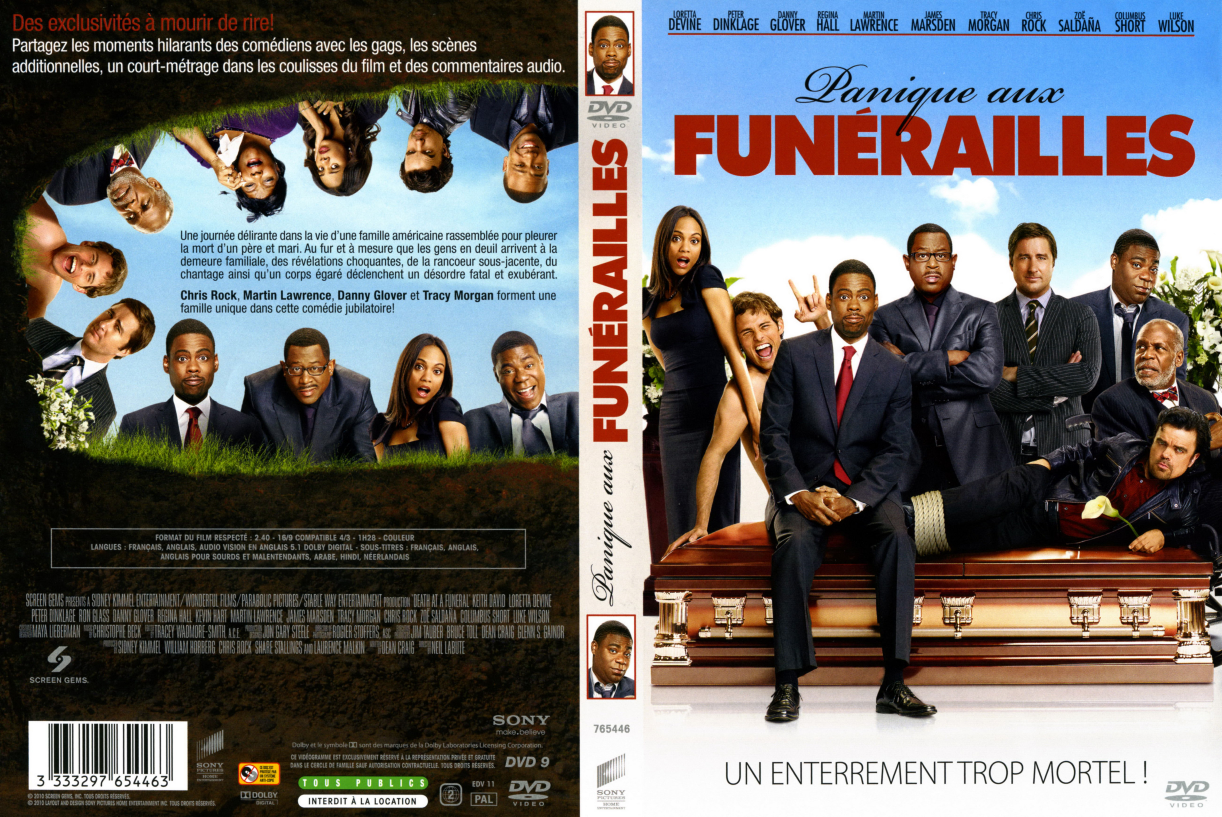 Jaquette DVD Panique aux funerailles