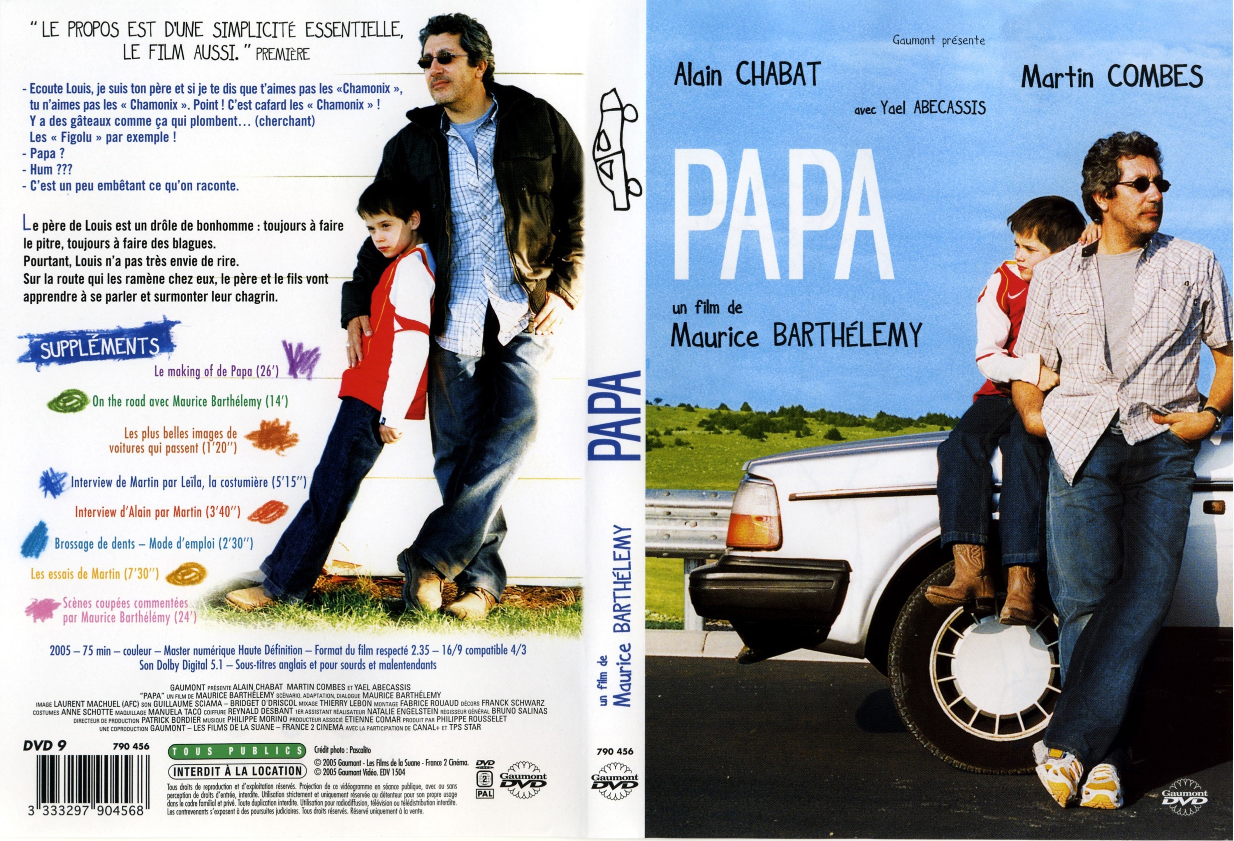 Jaquette DVD Papa