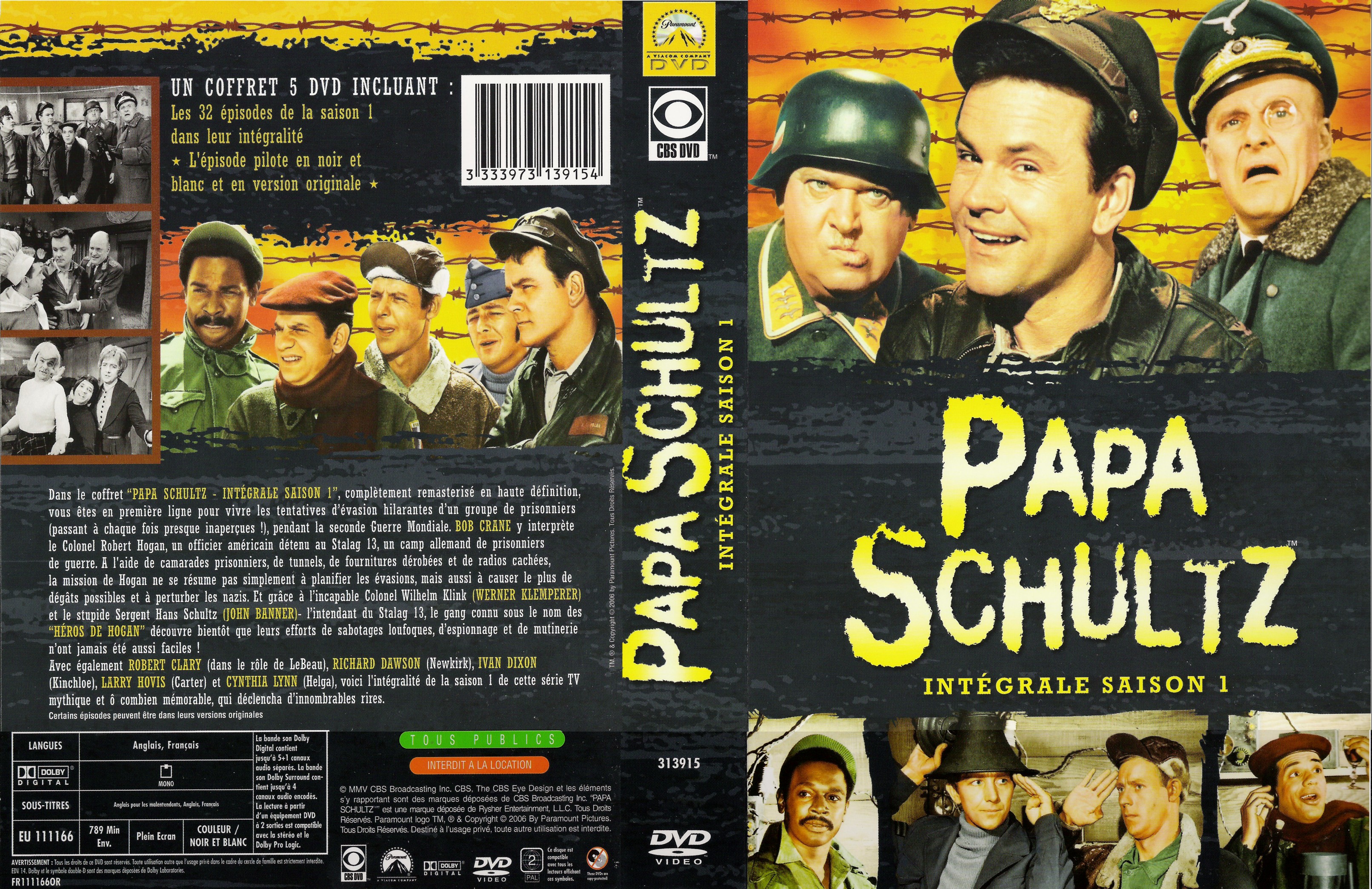 Jaquette DVD Papa Schultz saison 1 COFFRET
