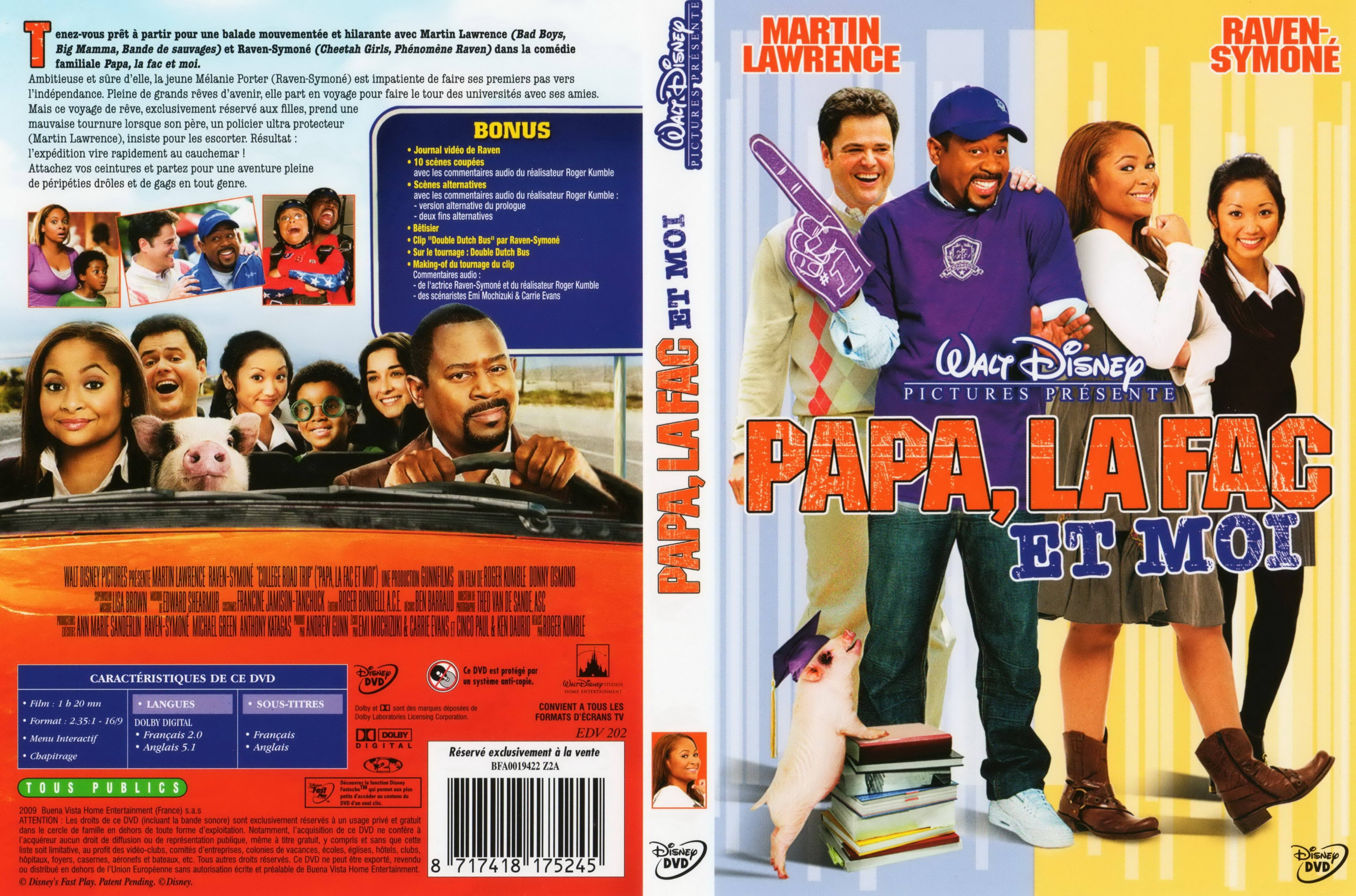 Jaquette DVD Papa la fac et moi