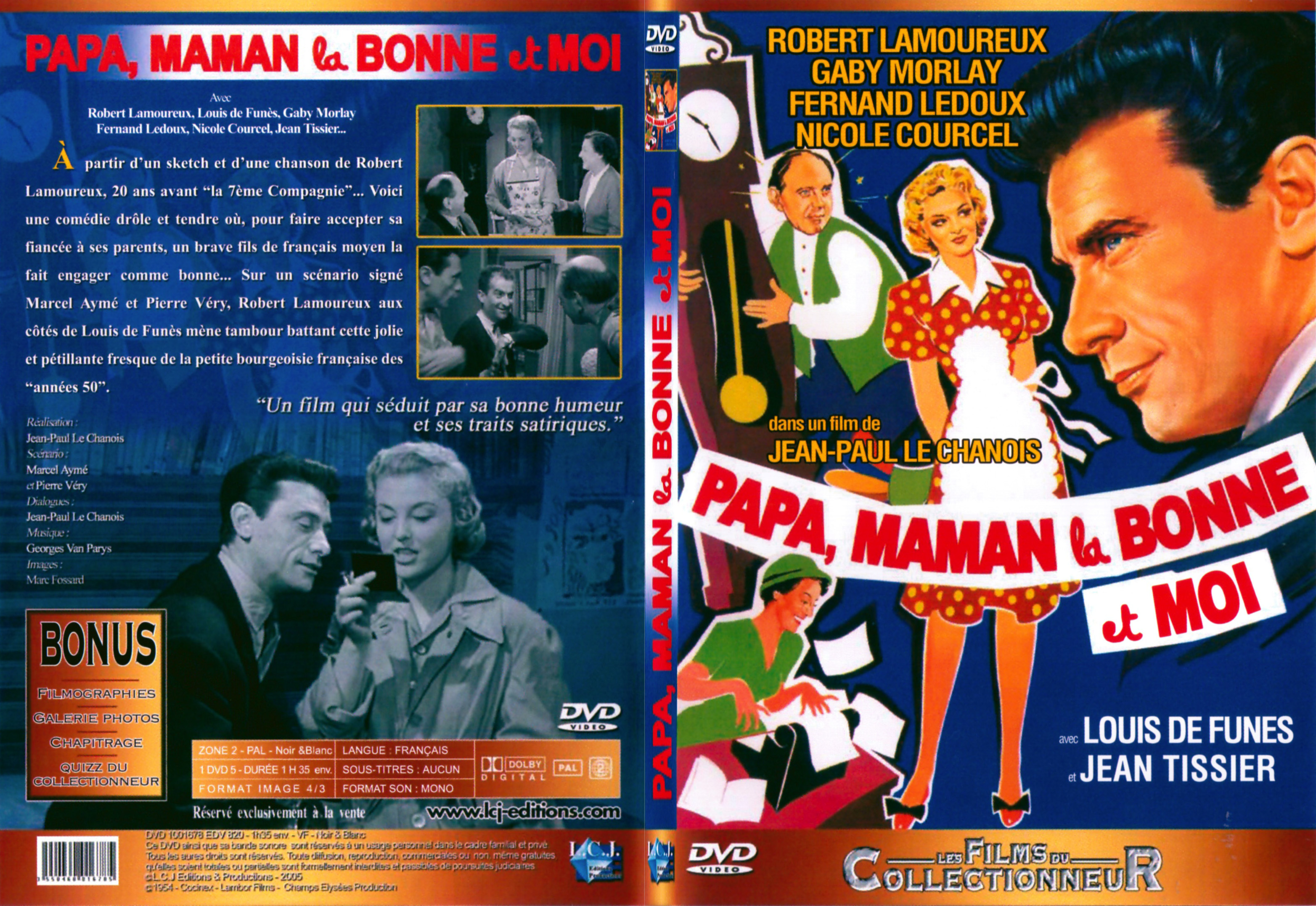 Jaquette DVD Papa maman la bonne et moi - SLIM v2