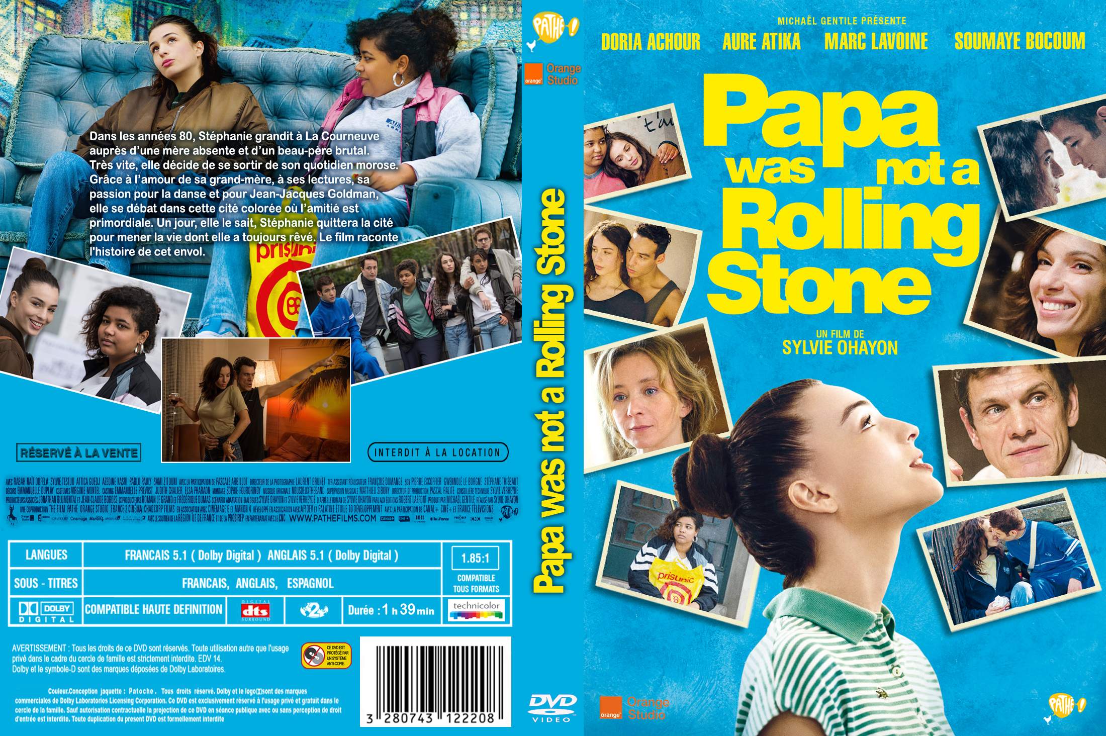 Jaquette DVD Papa was not a rolling stone custom