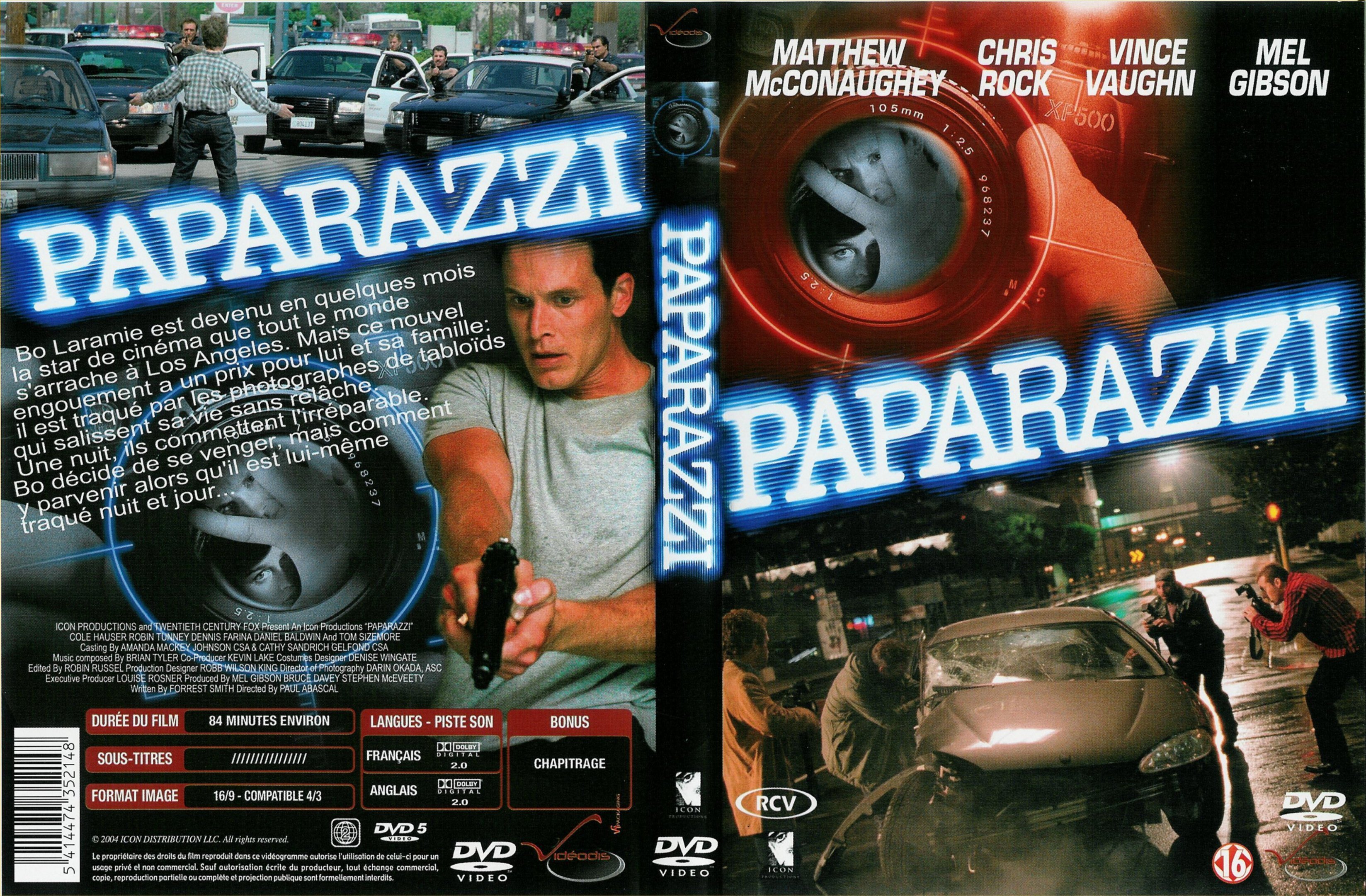Jaquette DVD Paparazzi (2004) v2