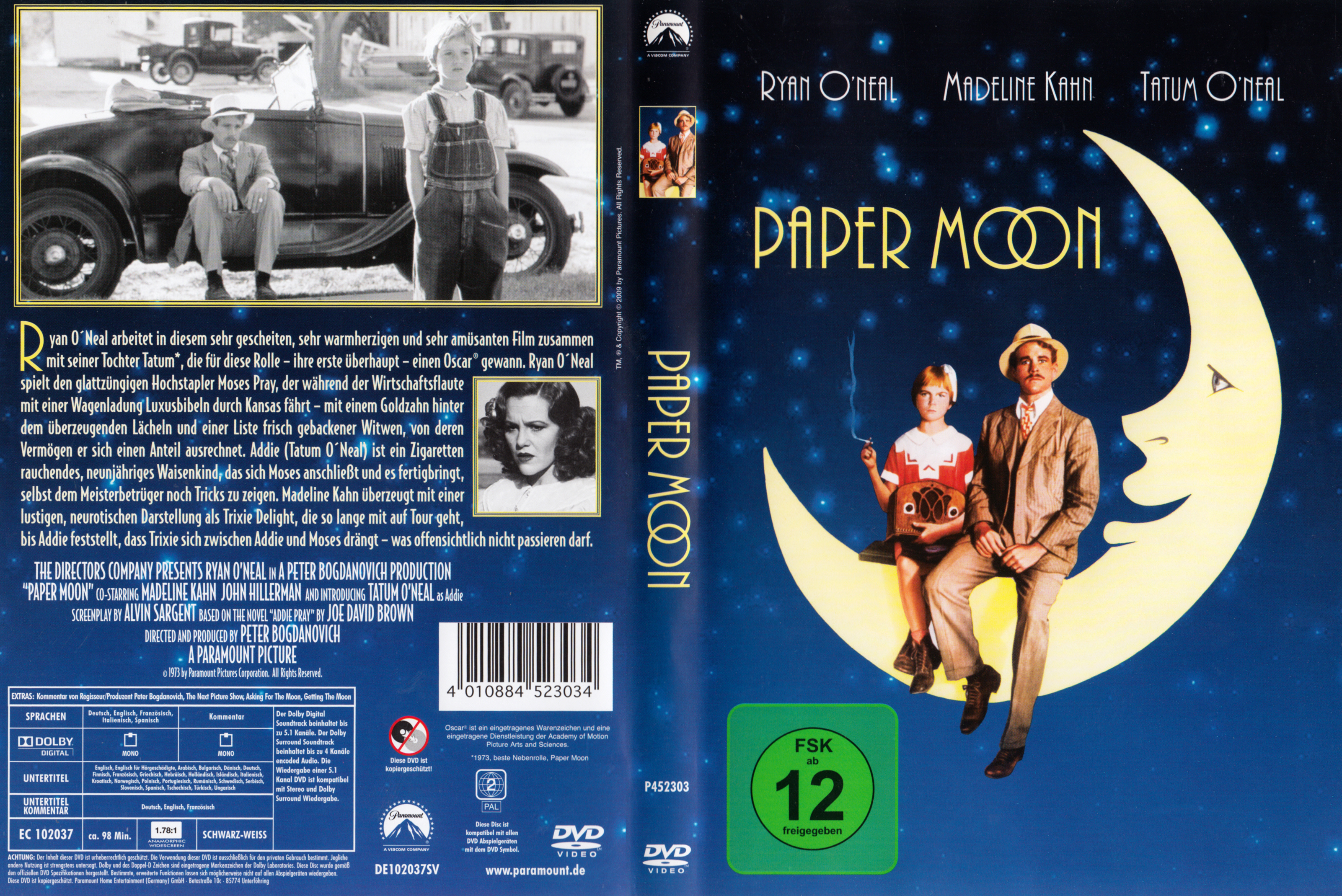 Jaquette DVD Paper moon - La Barbe  papa Zone 1