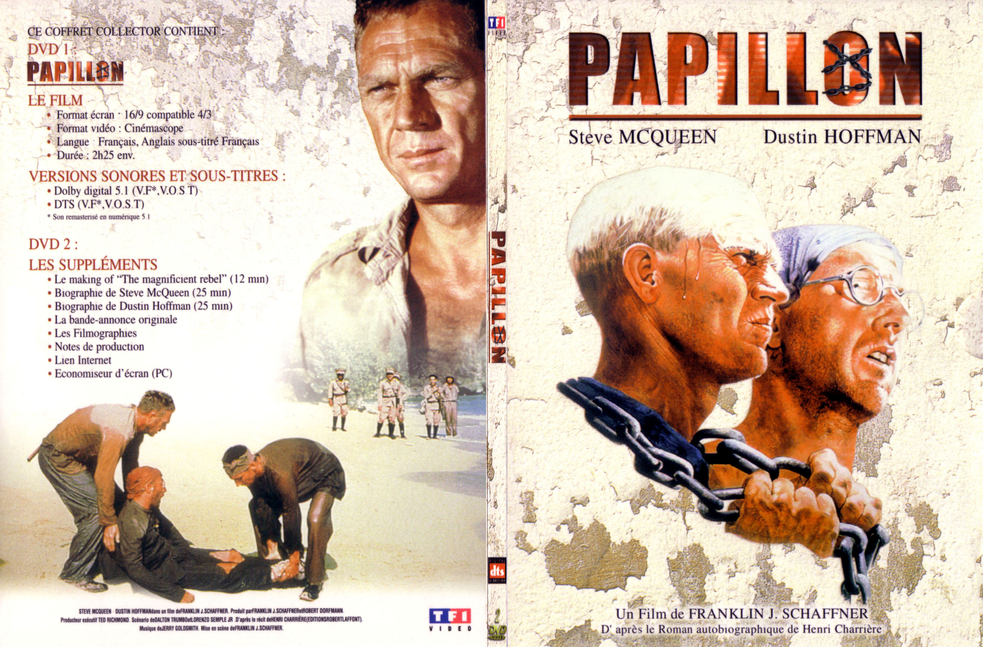 Jaquette DVD Papillon - SLIM