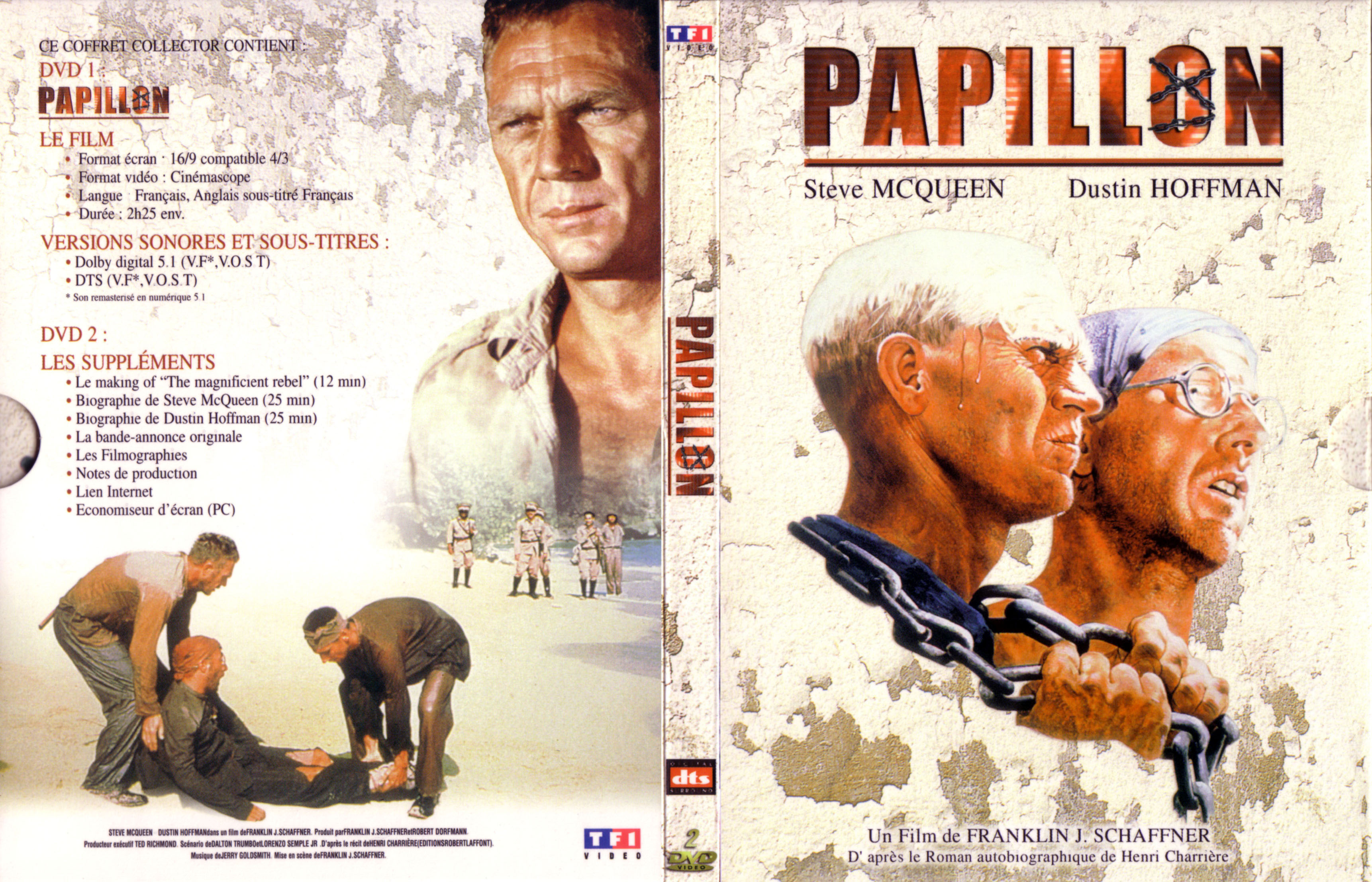 Jaquette DVD Papillon v2