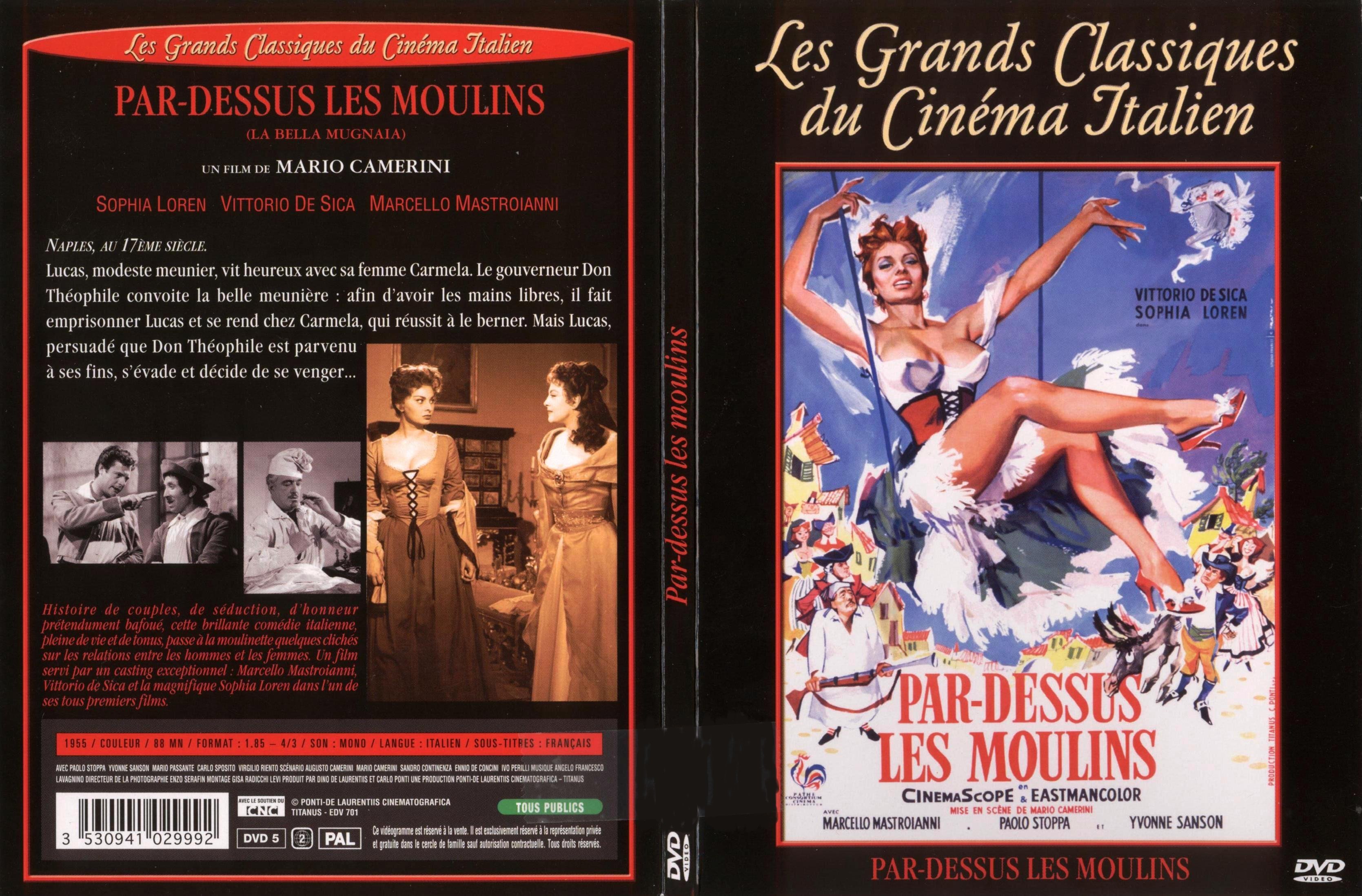 Jaquette DVD Par-dessus les moulins