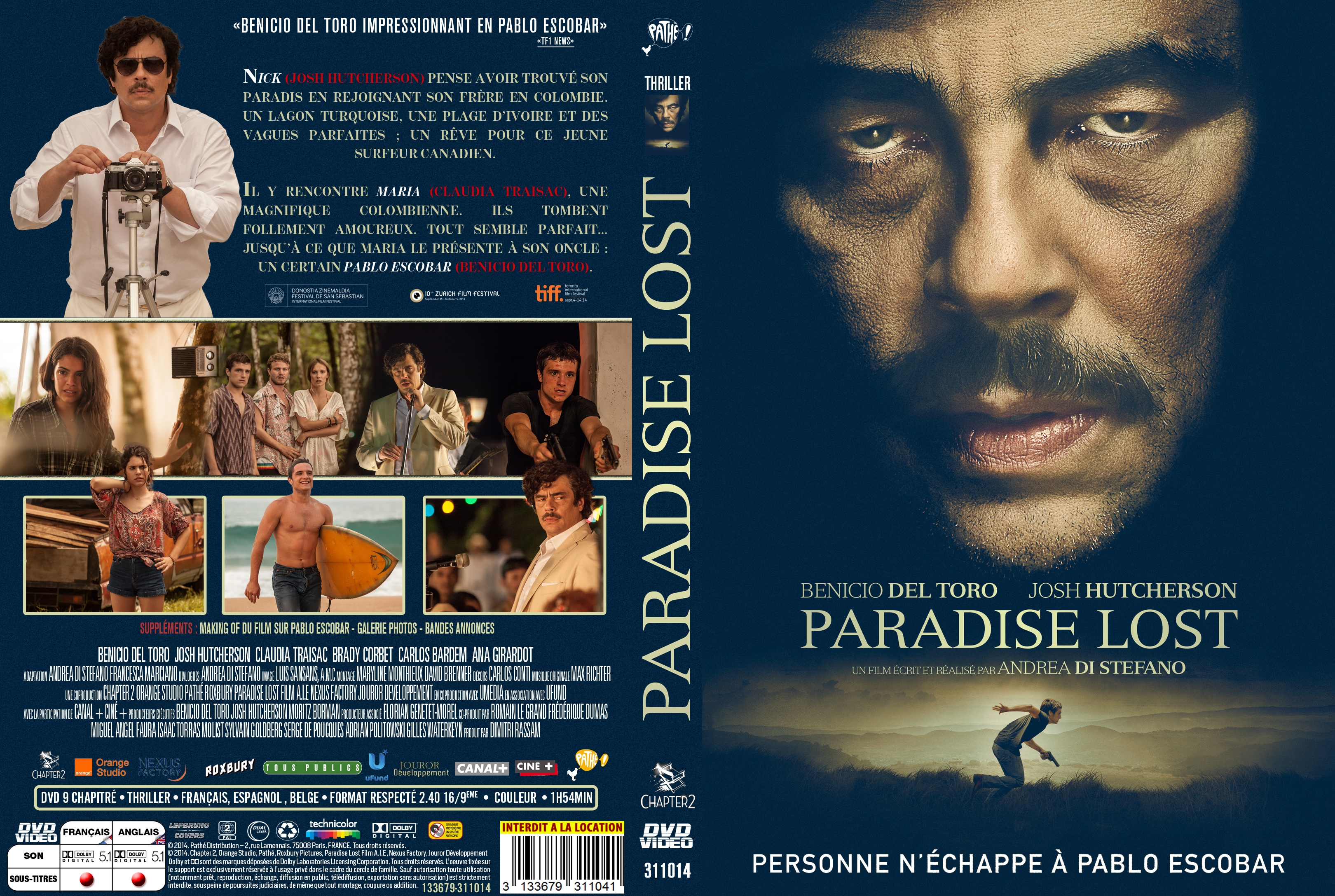 Jaquette DVD Paradise Lost (2014) custom
