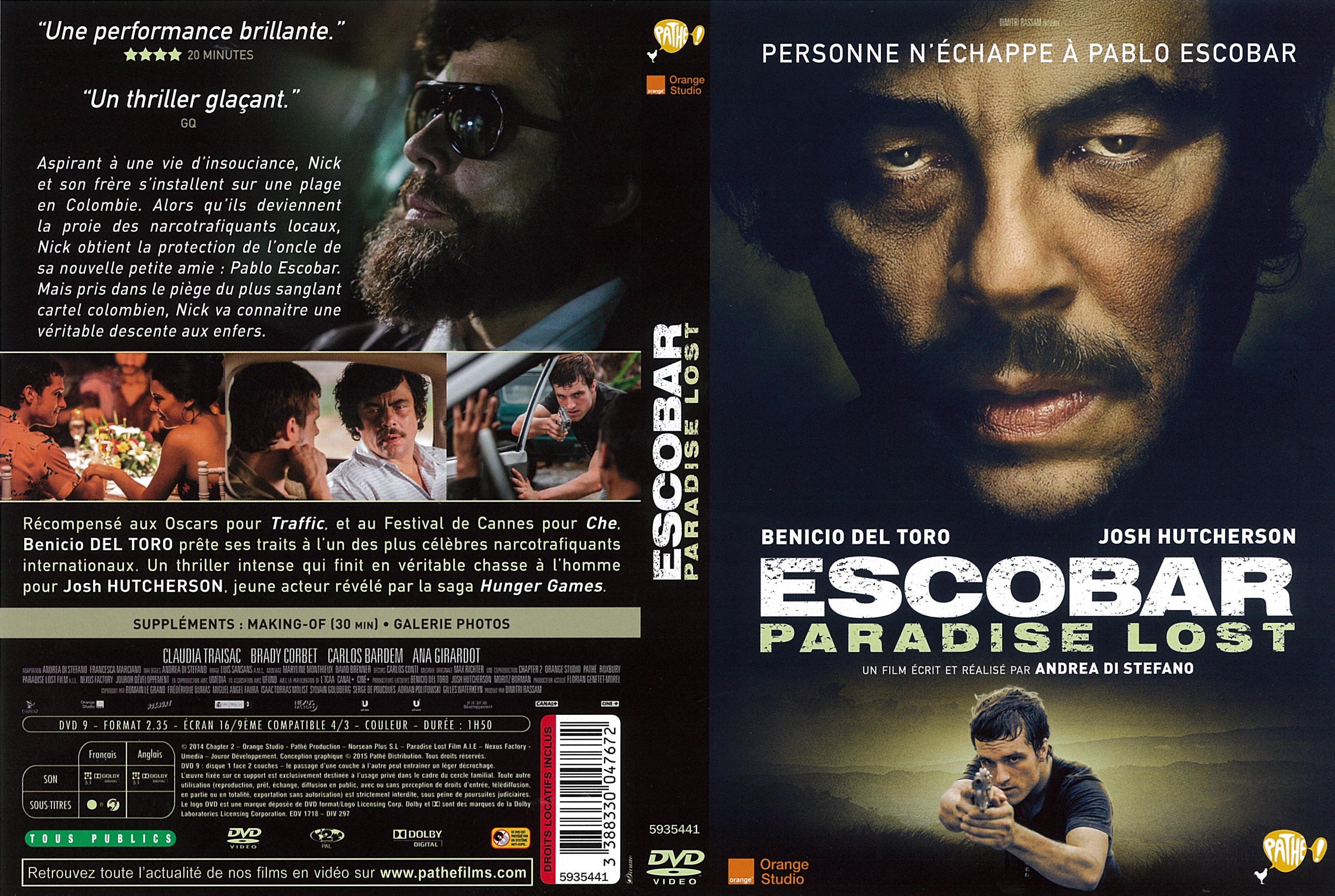 Jaquette DVD Paradise Lost (2014) v2