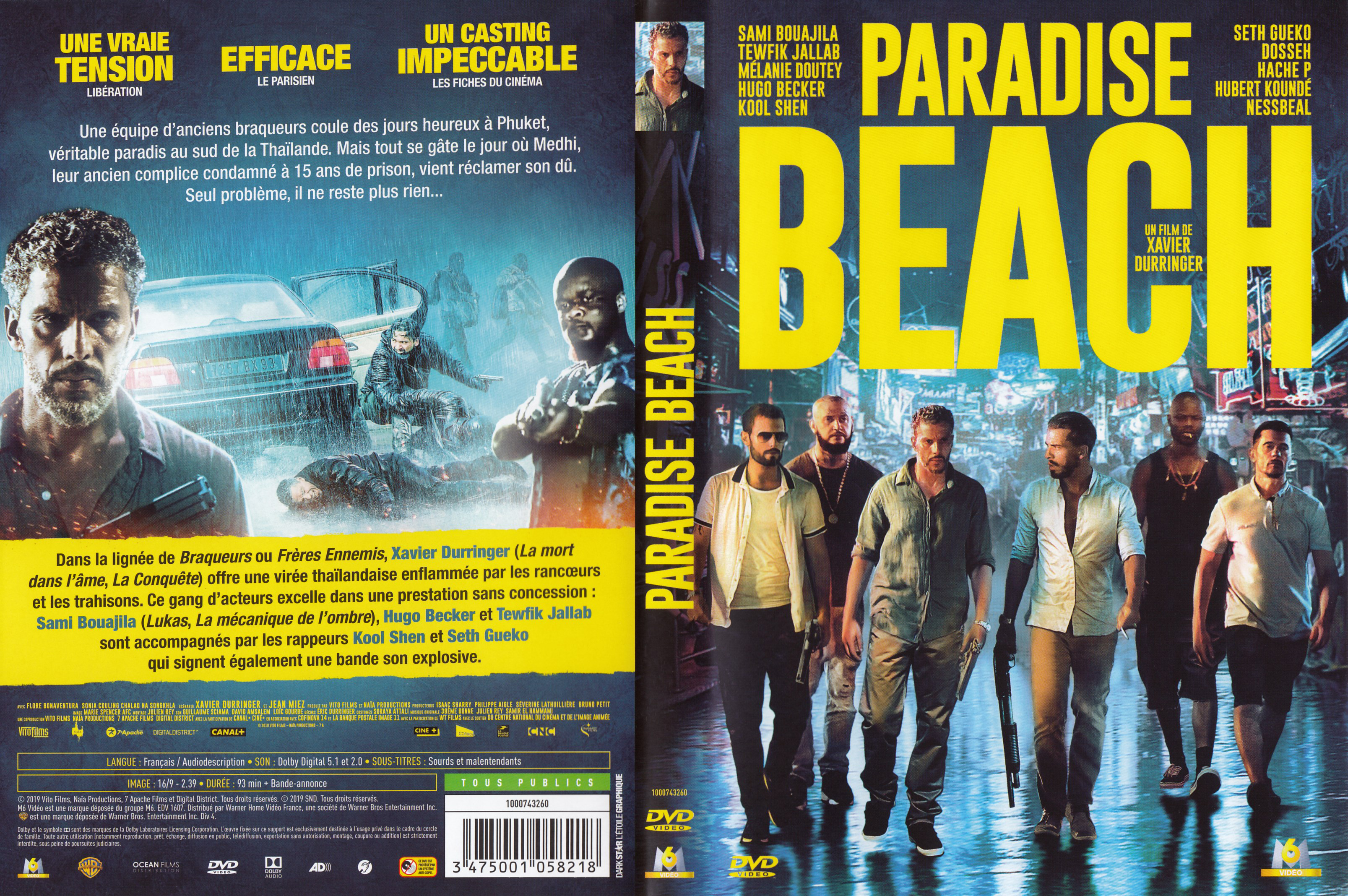 Jaquette DVD Paradise beach