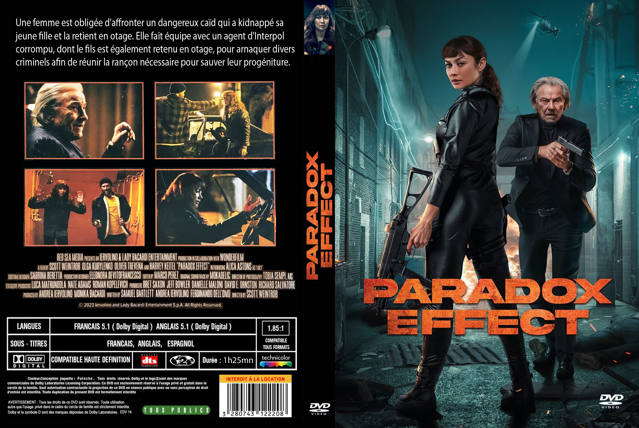 Jaquette DVD Paradox effect custom