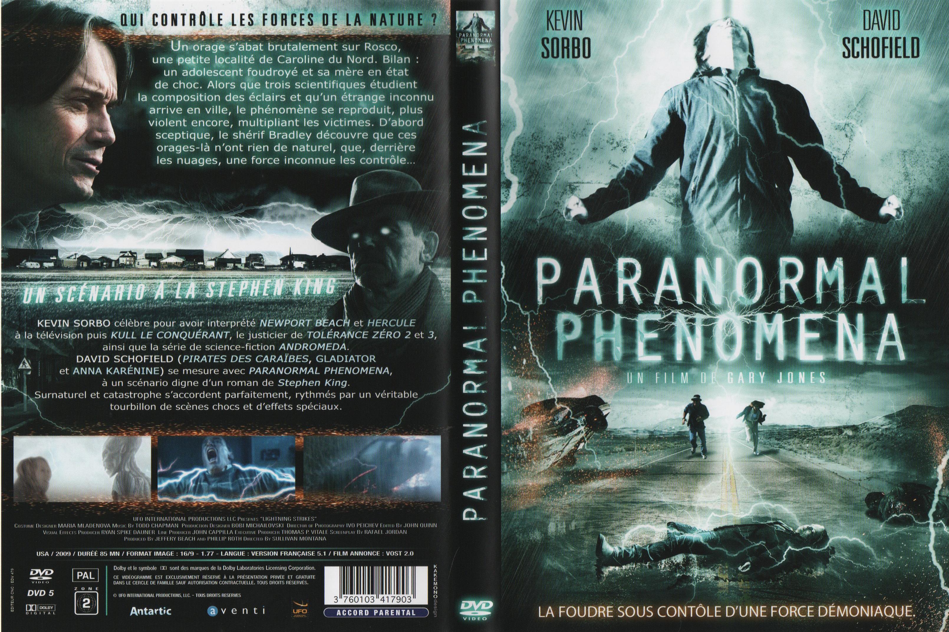 Jaquette DVD Paranormal phenomena