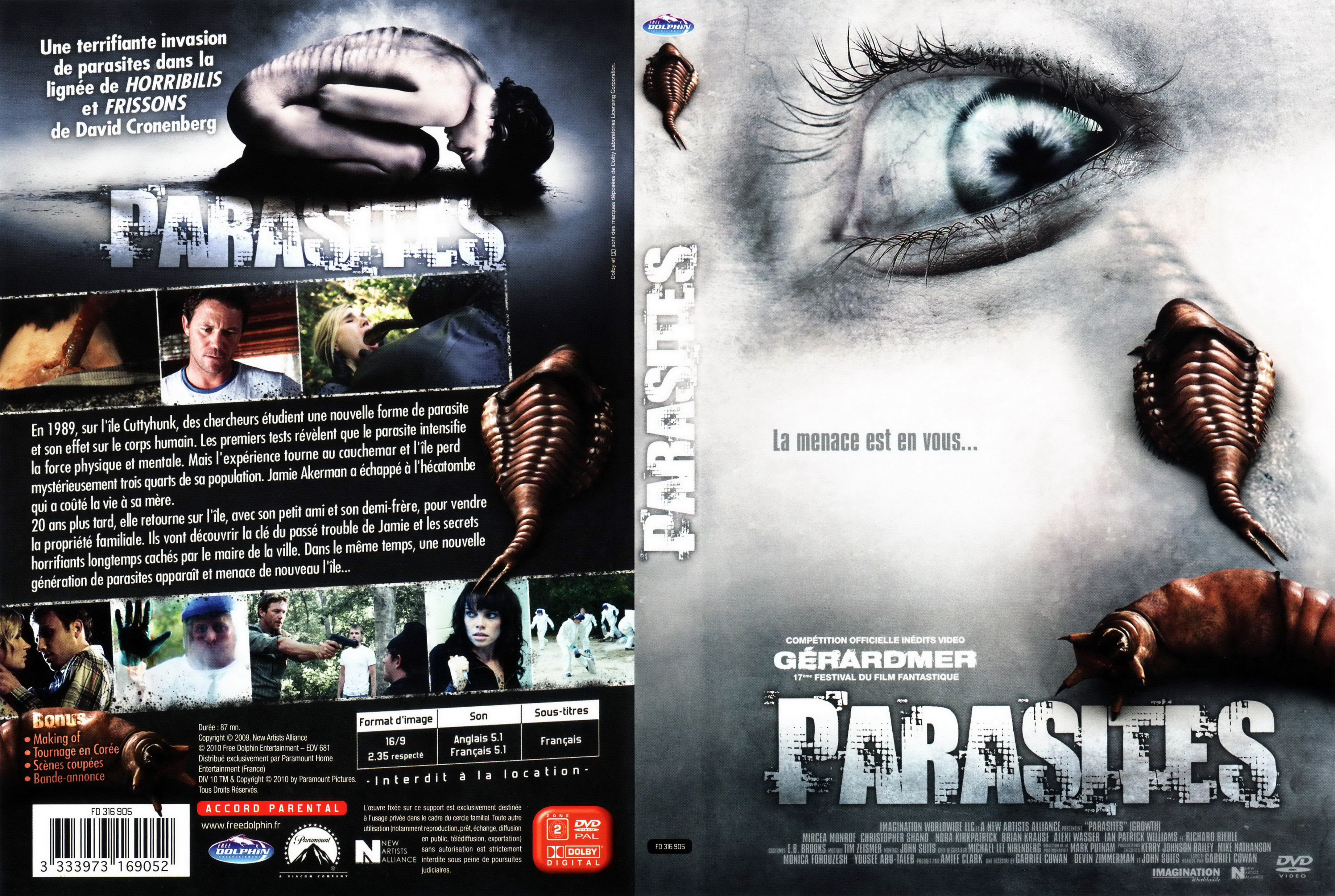 Jaquette DVD Parasites