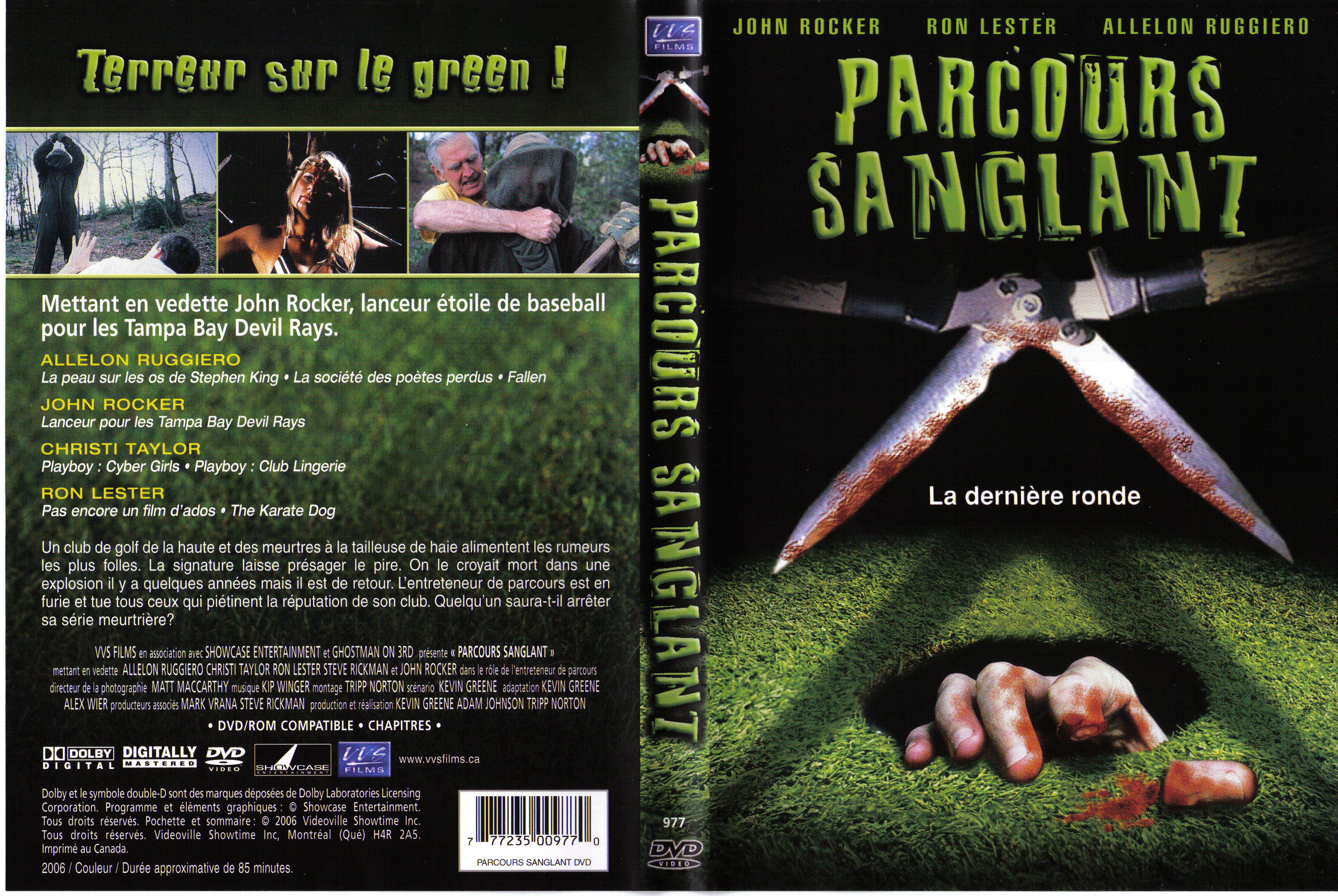 Jaquette DVD Parcours sanglant