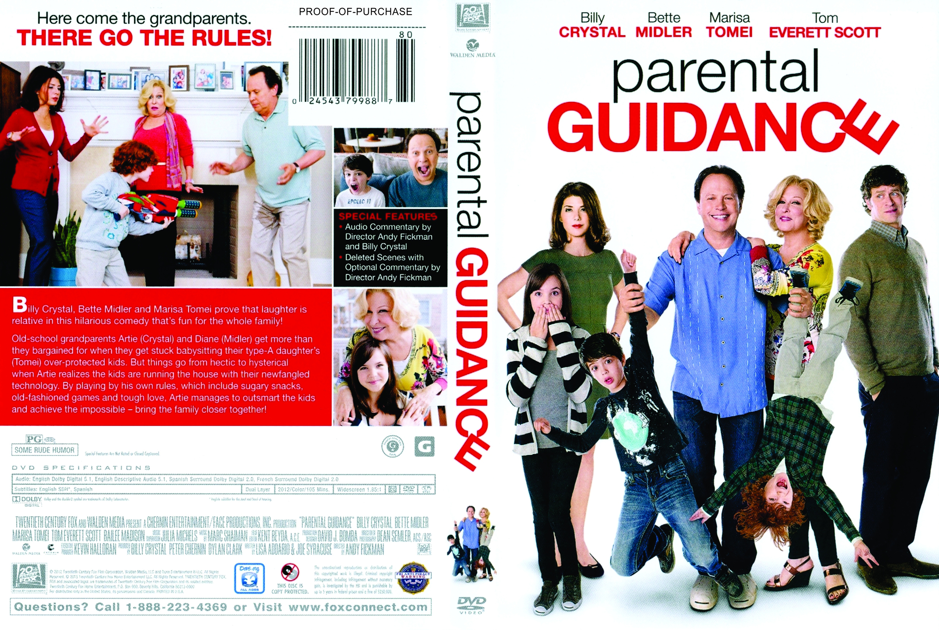 Jaquette DVD Parental Guidance Zone 1