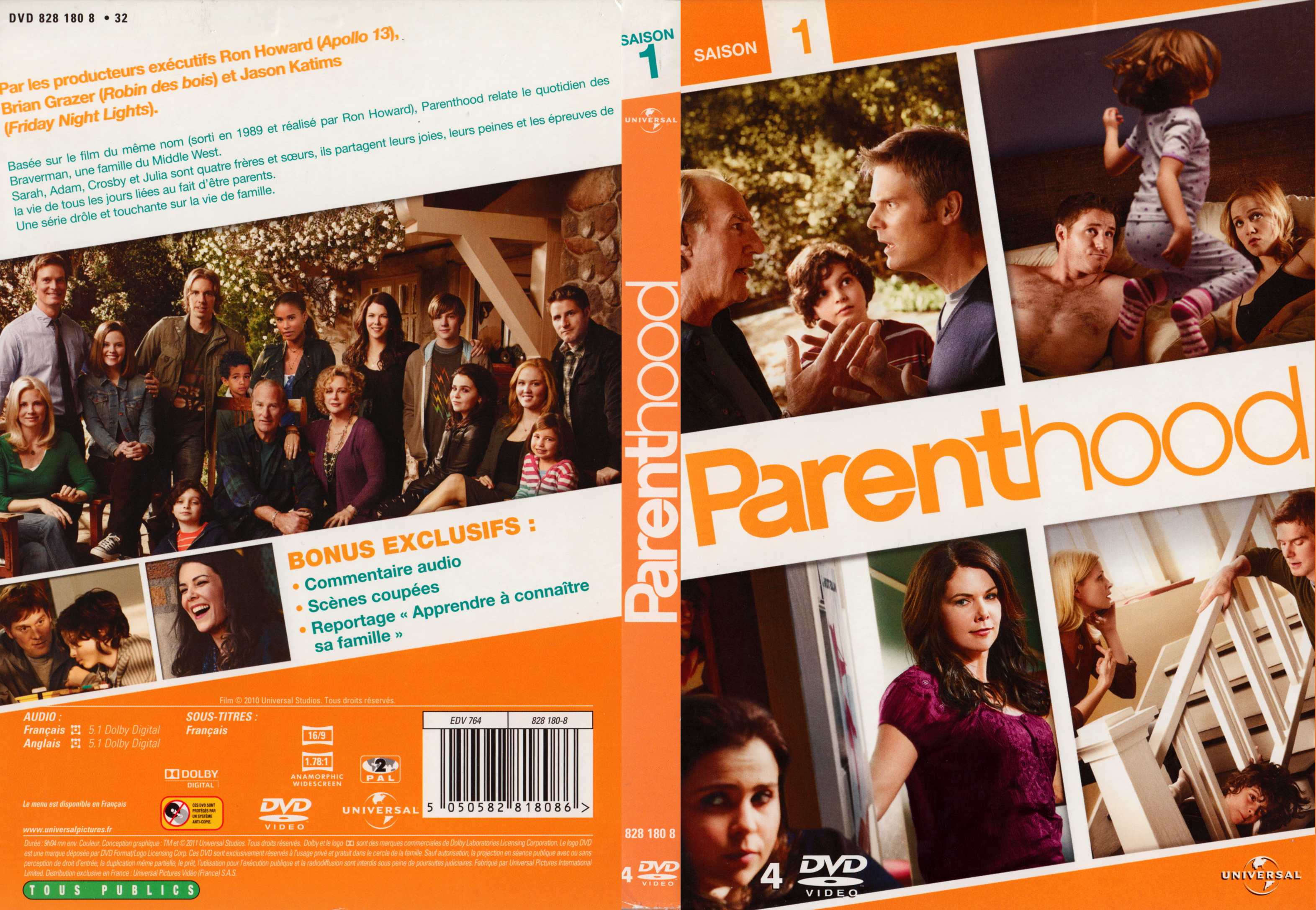 Jaquette DVD Parenthood Saison 1
