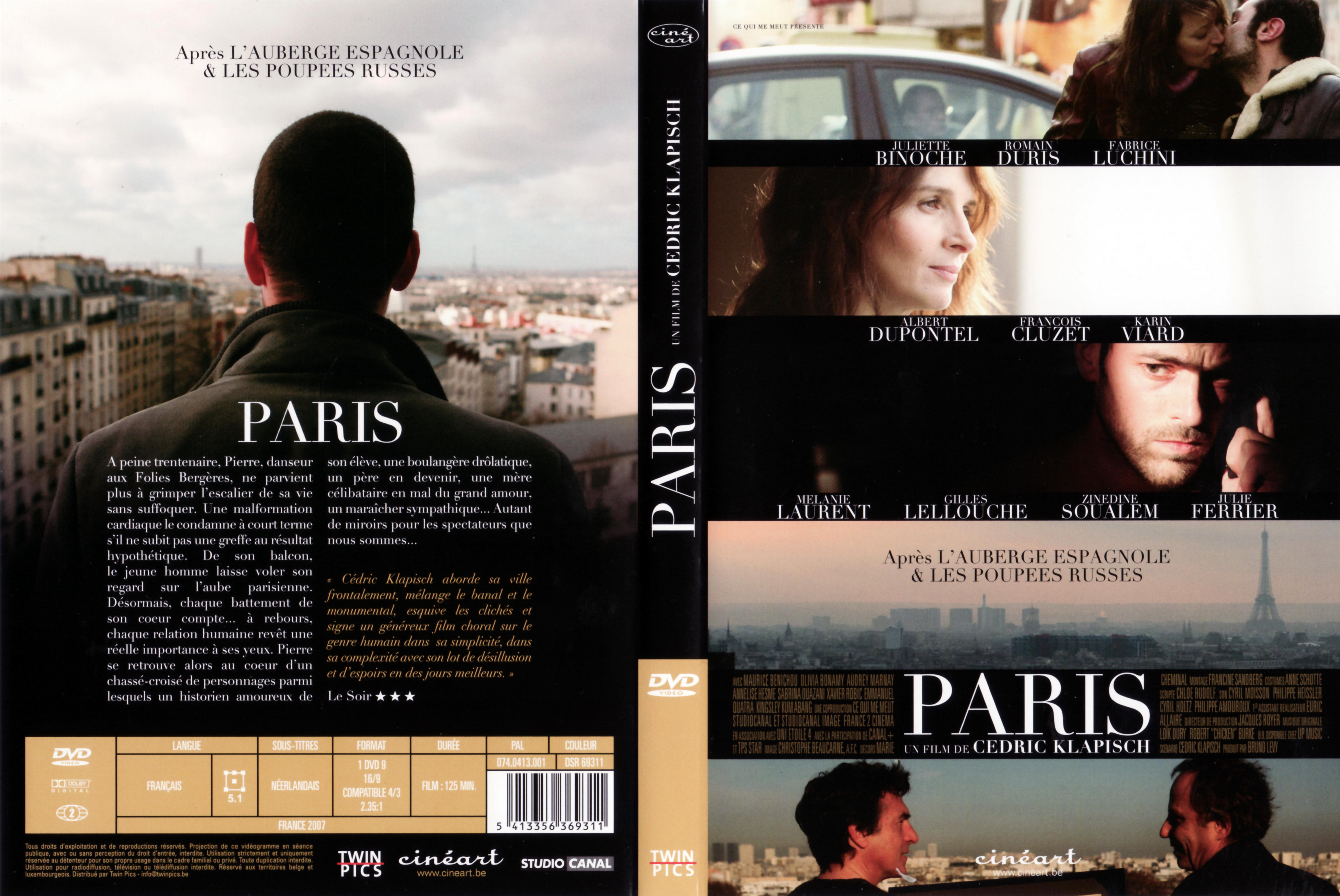 Jaquette DVD Paris