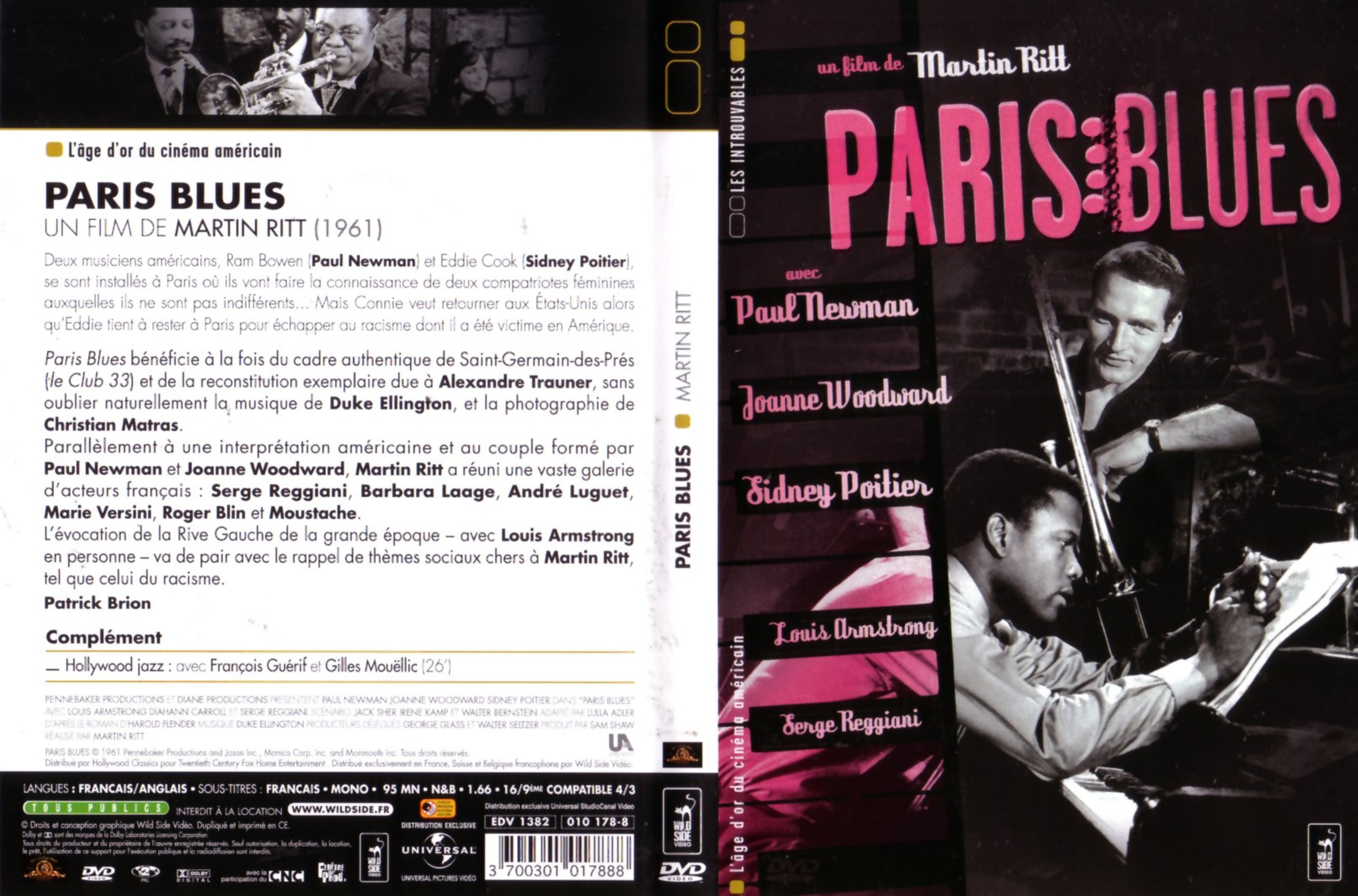 Jaquette DVD Paris blues