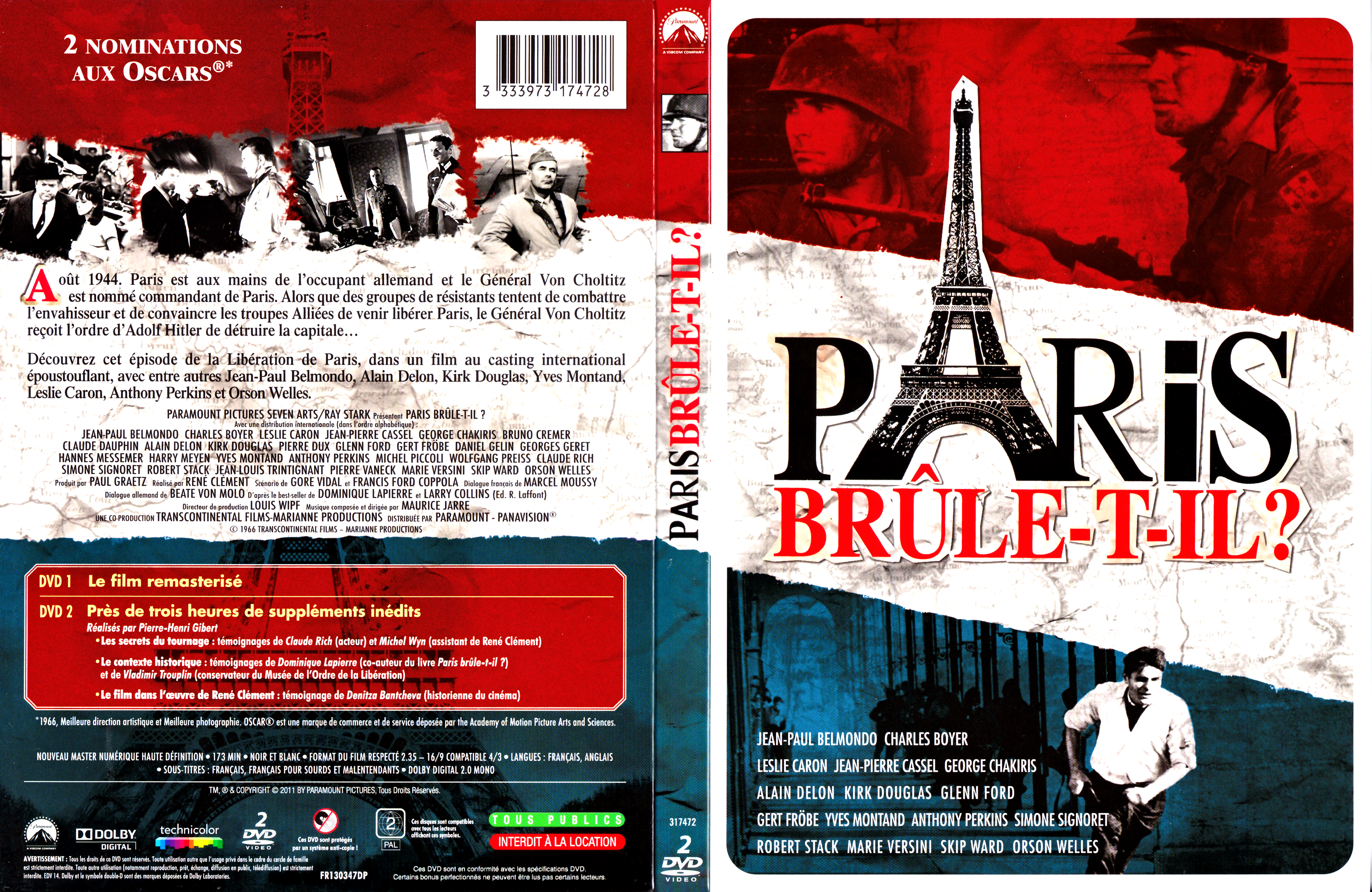 Jaquette DVD Paris brule-t-il