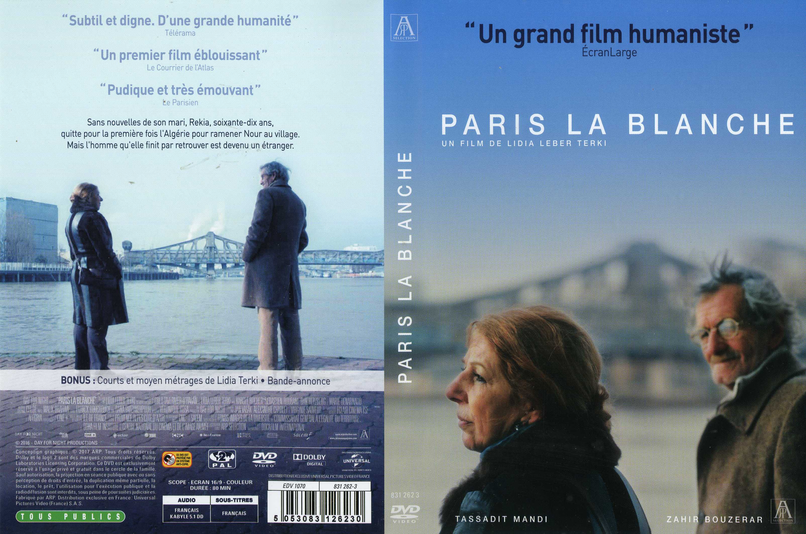 Jaquette DVD Paris la blanche