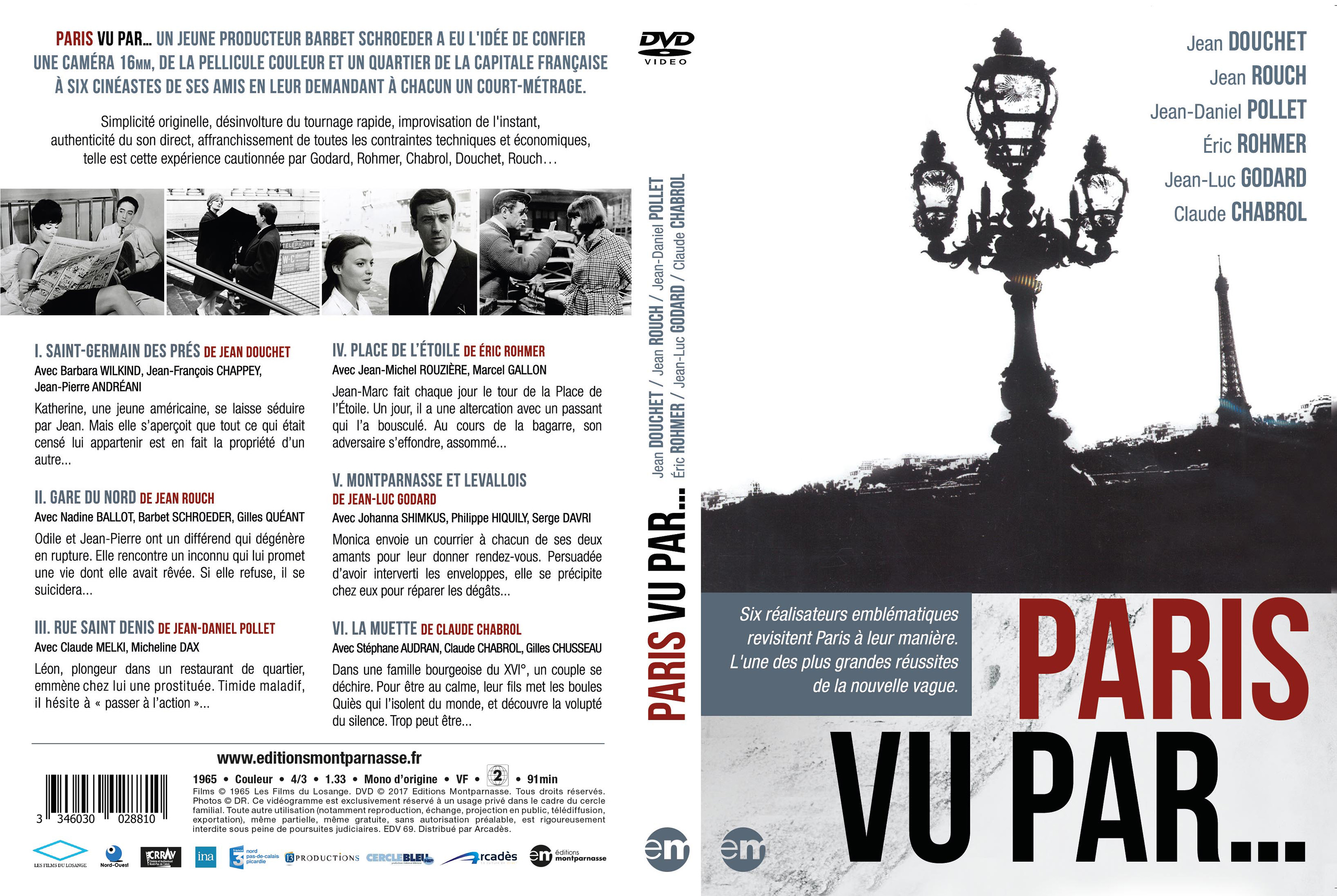 Jaquette DVD Paris vu par