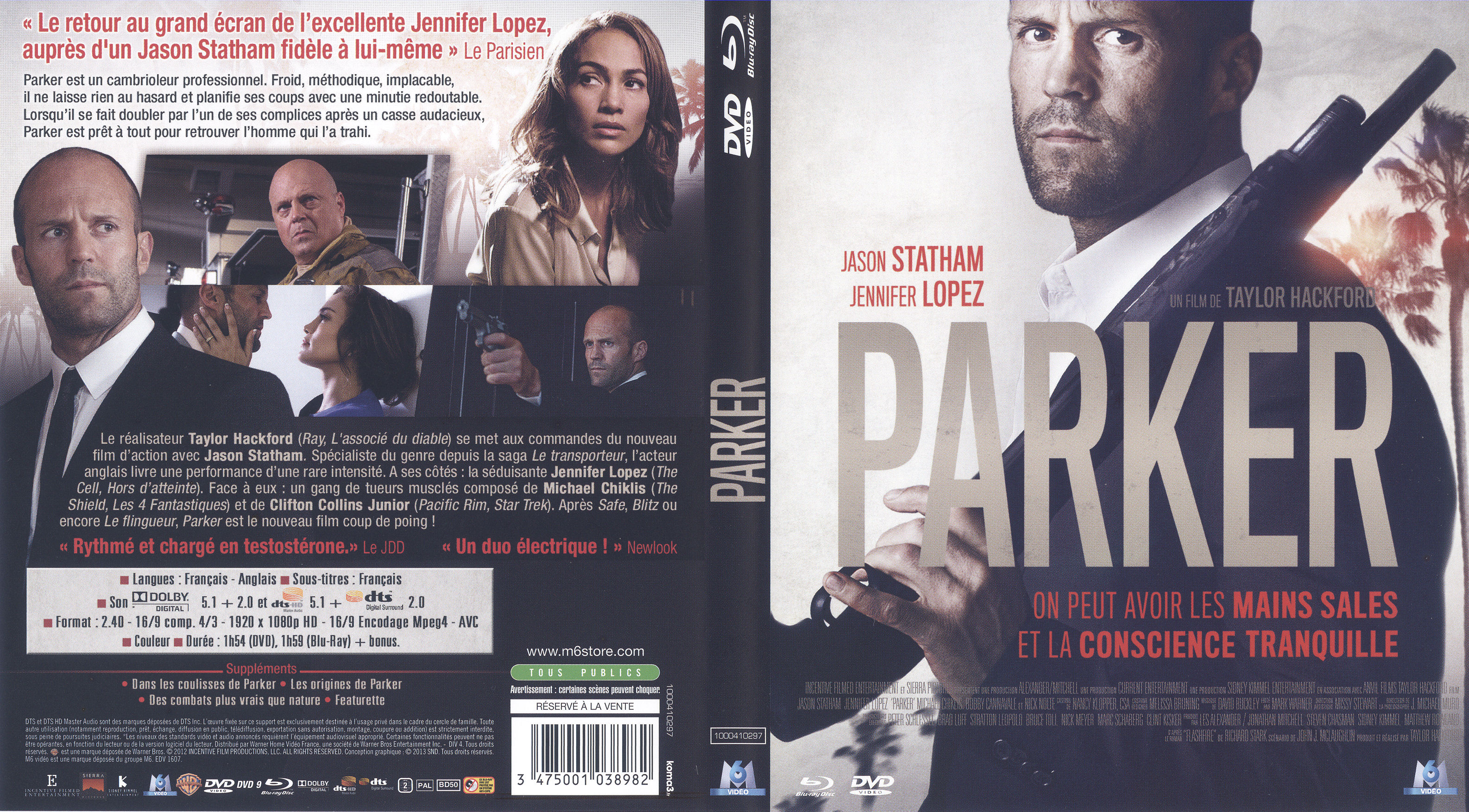 Jaquette DVD Parker (BLU-RAY)